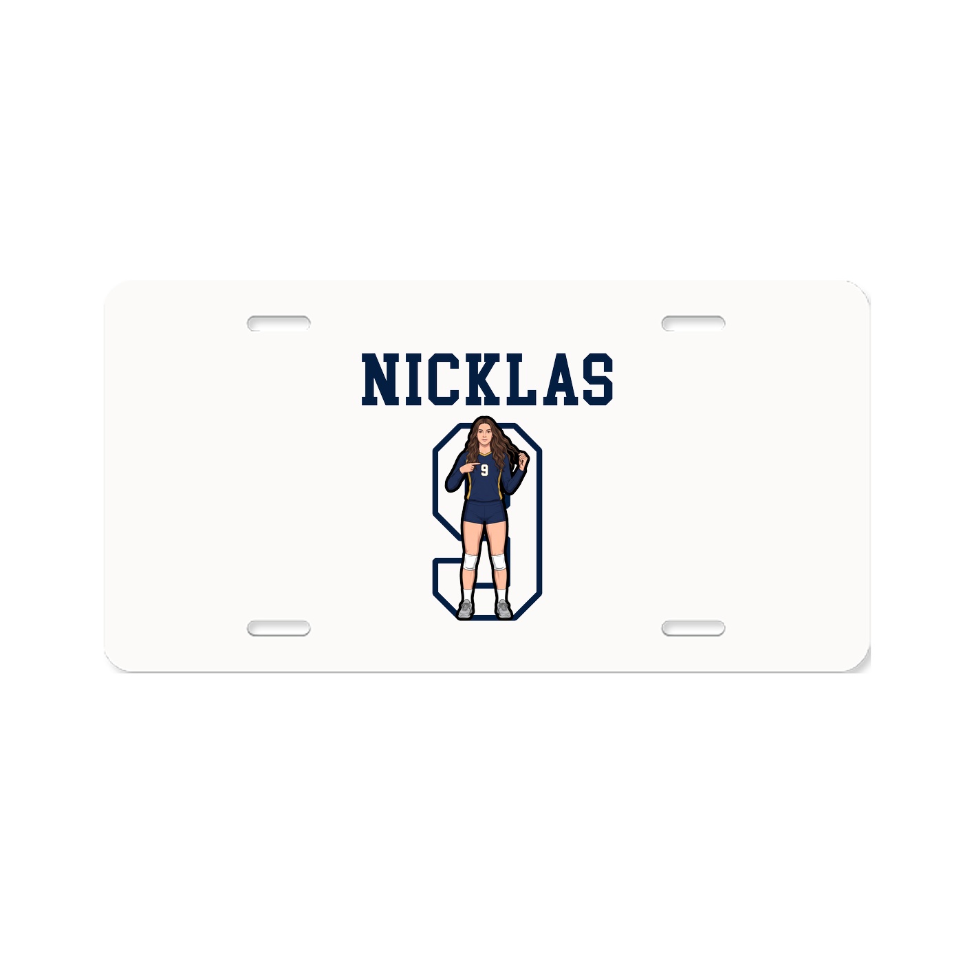 License Plate — Shirsey in Classic