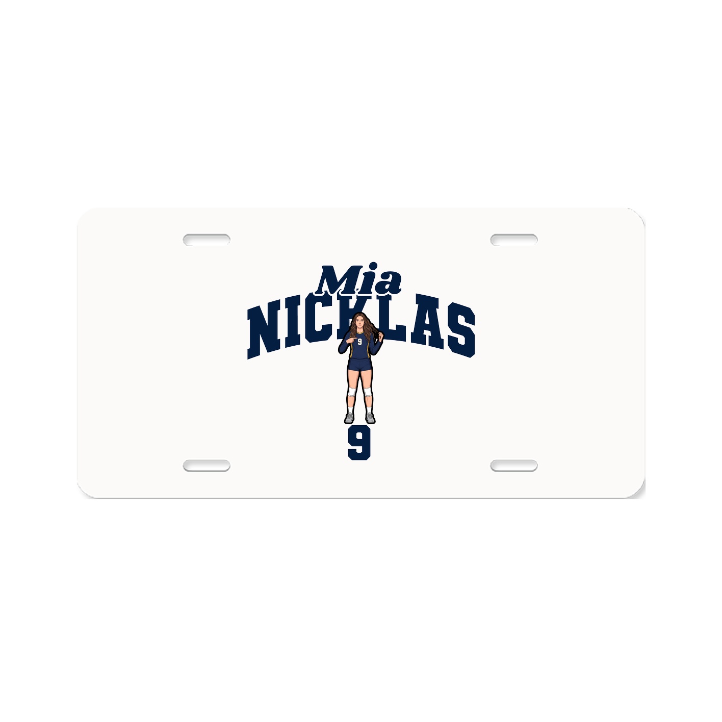 License Plate — Signature Arch in Classic