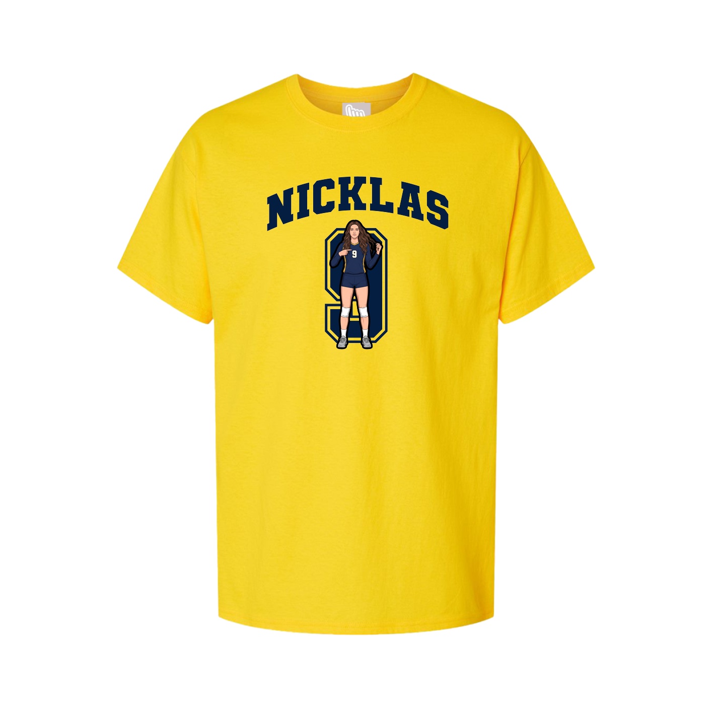 Tee — Number in Gold