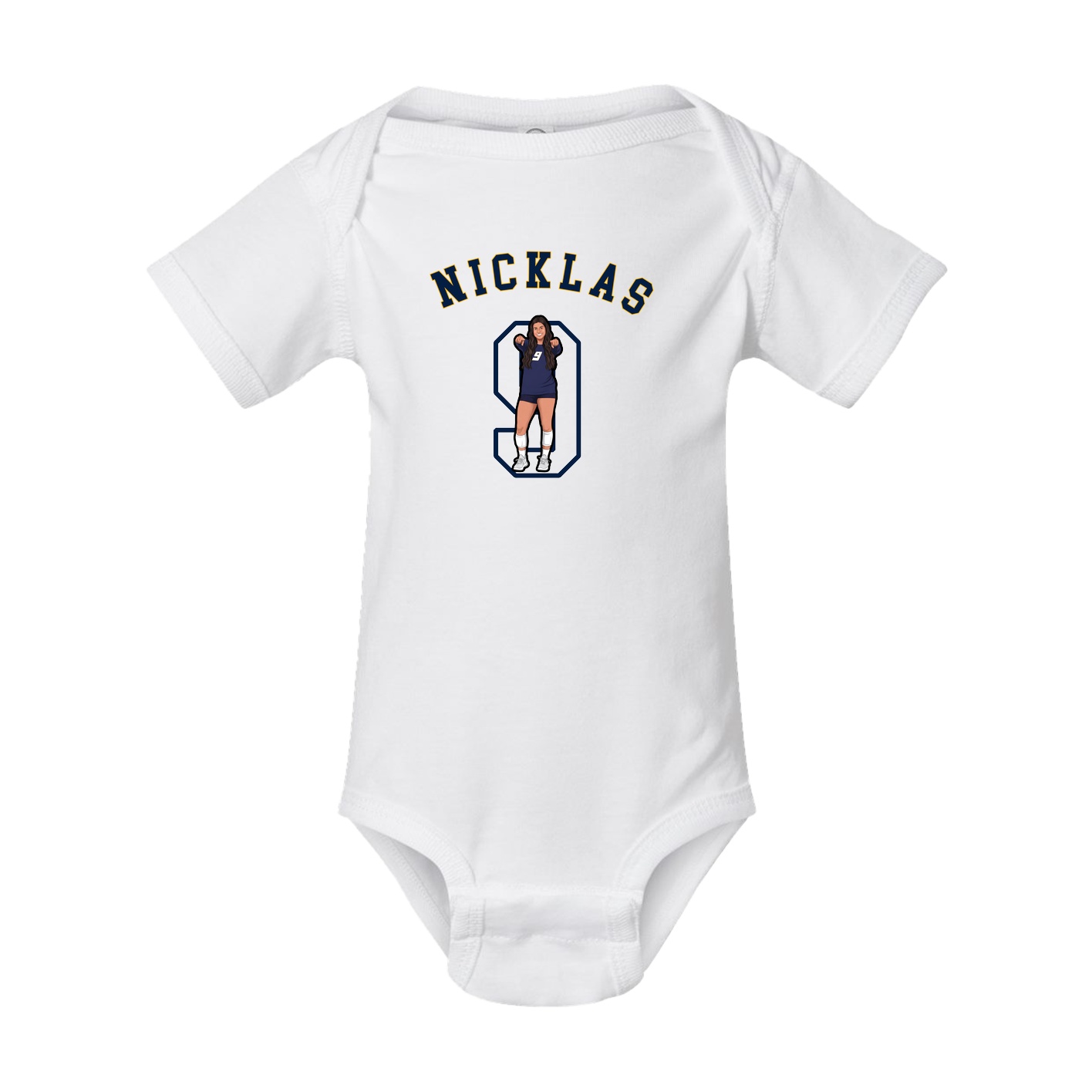 Baby Onesie — Shirsey Arch in White