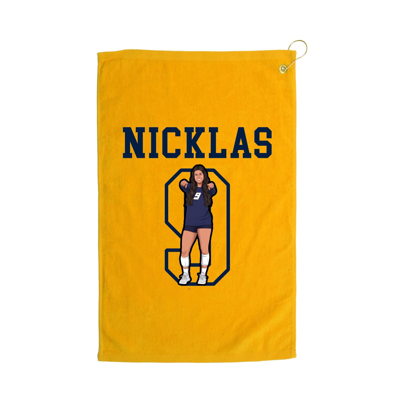 Golf Towel — Shirsey in Gold