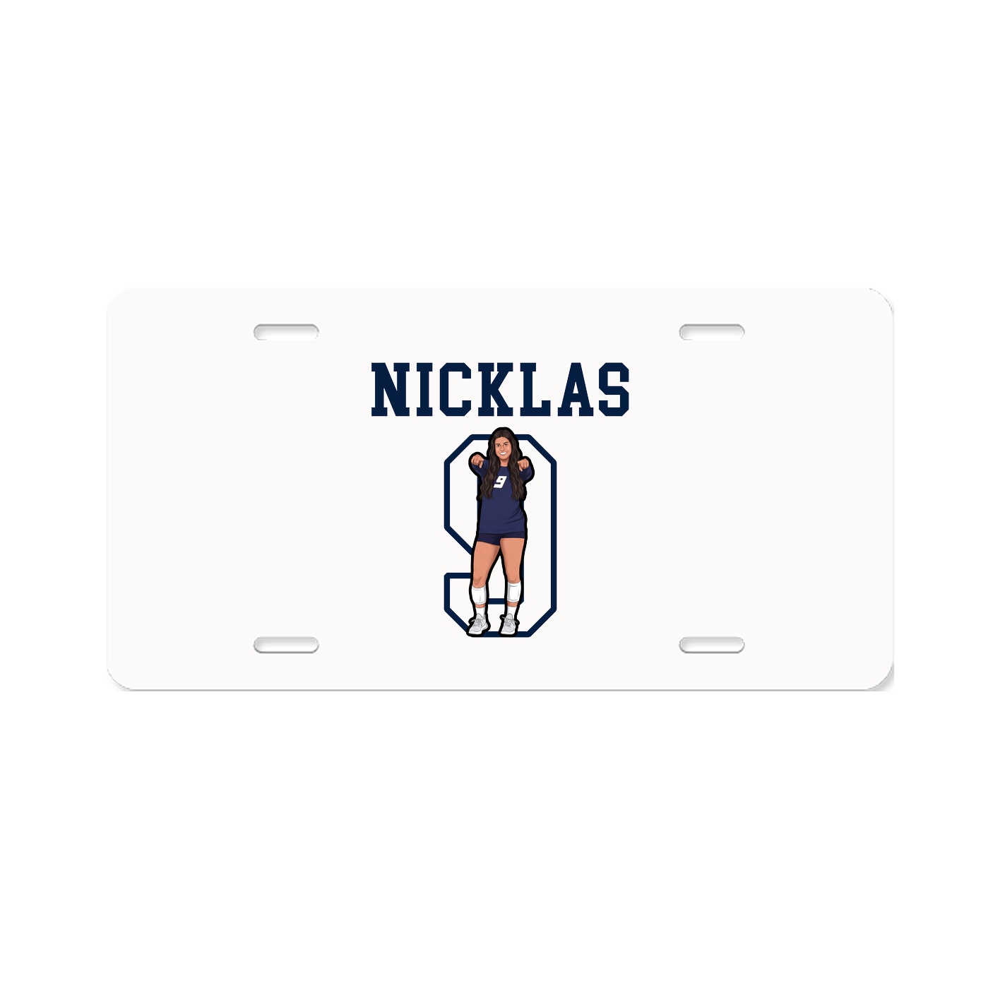 License Plate — Shirsey in Classic