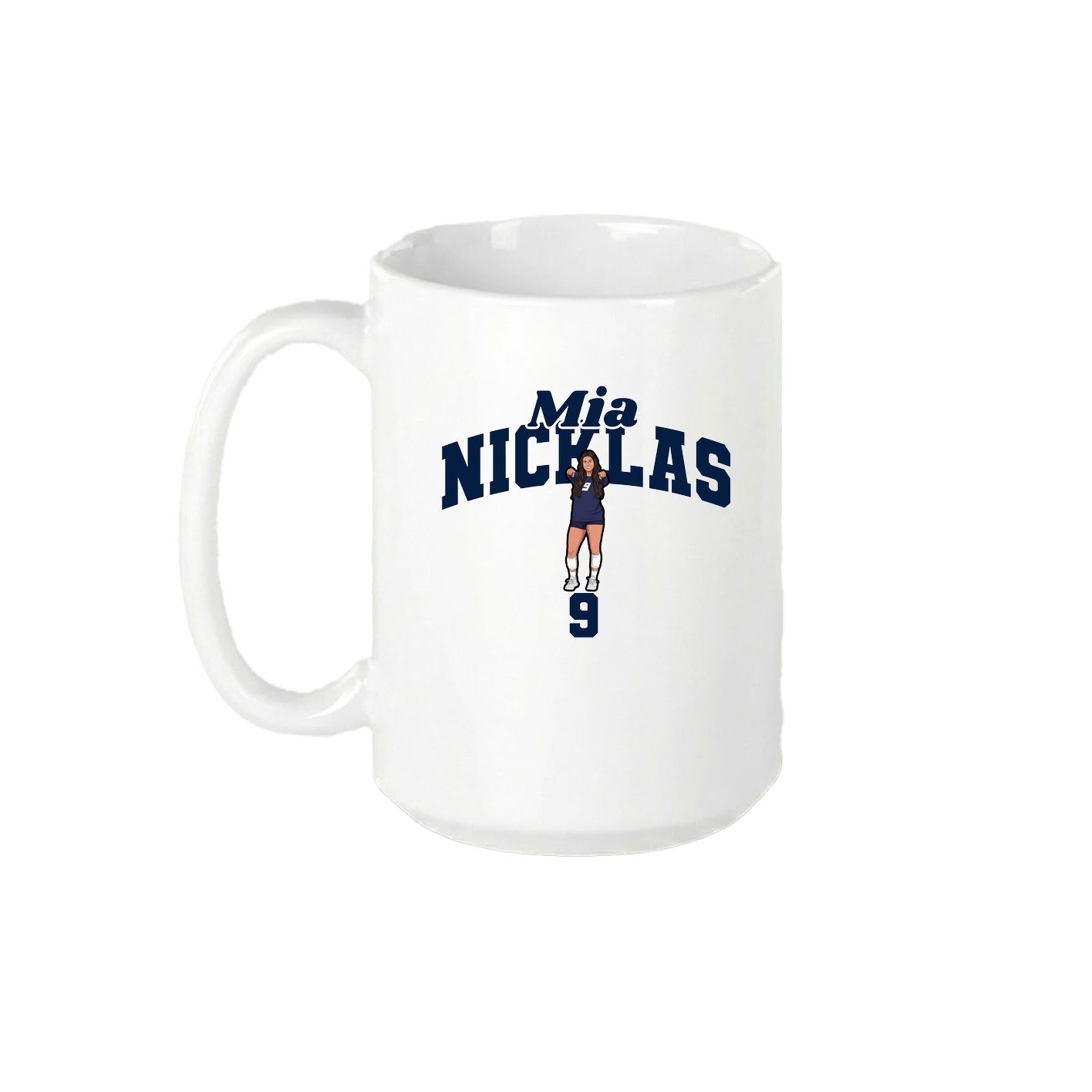 15oz Coffee Mug — Signature Arch in White