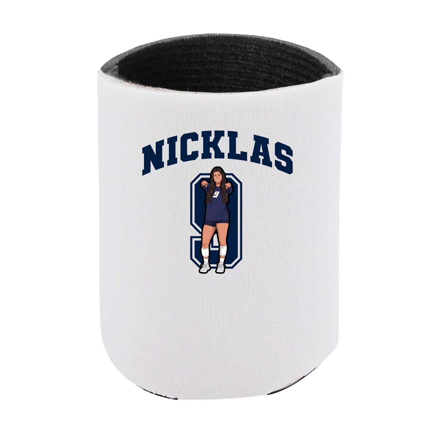 Can Holder — Number in White