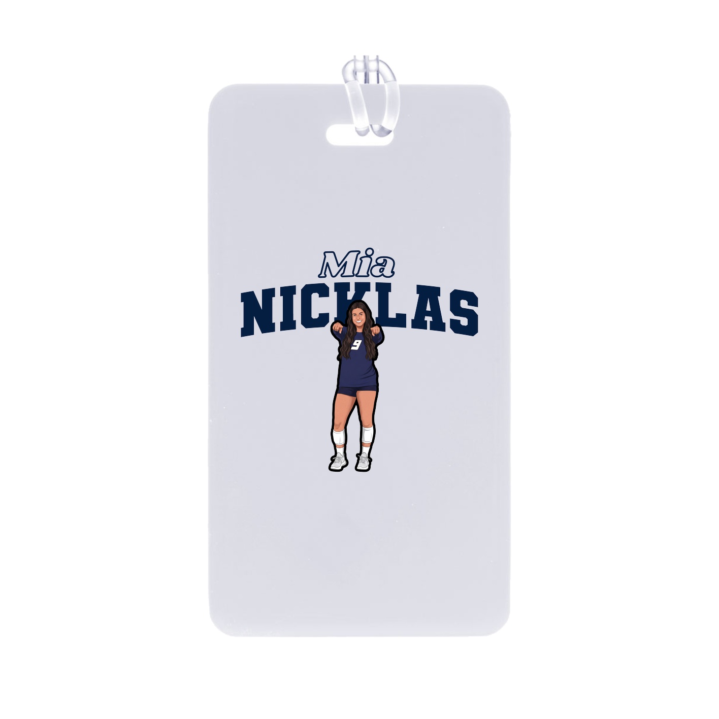 Bag Tag — Name Arch in Classic