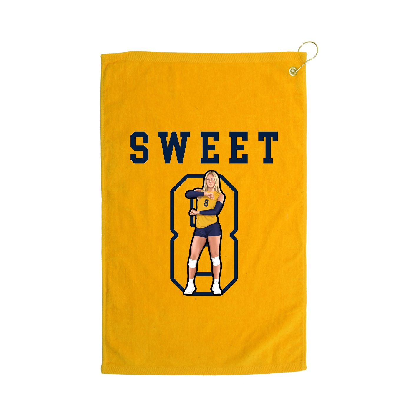 Golf Towel — Shirsey in Gold