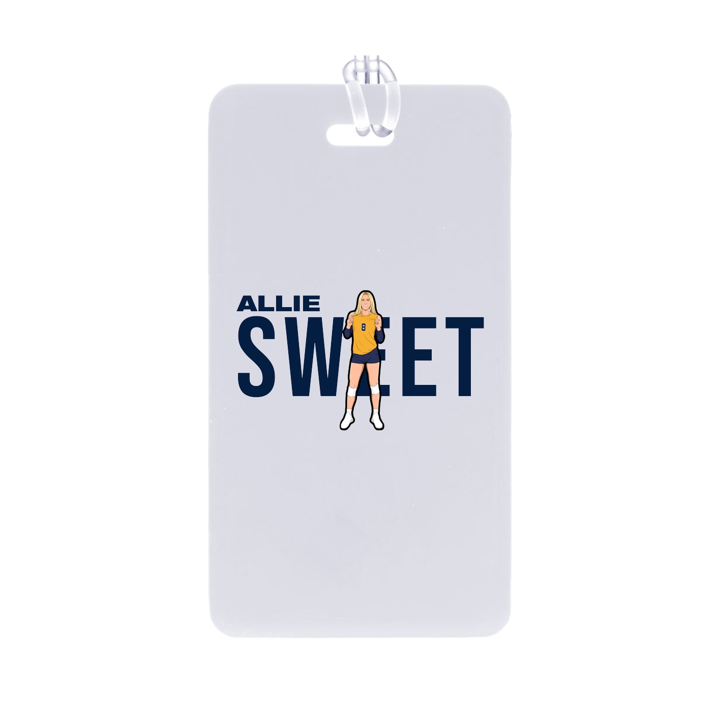 Bag Tag — Player Name in Classic