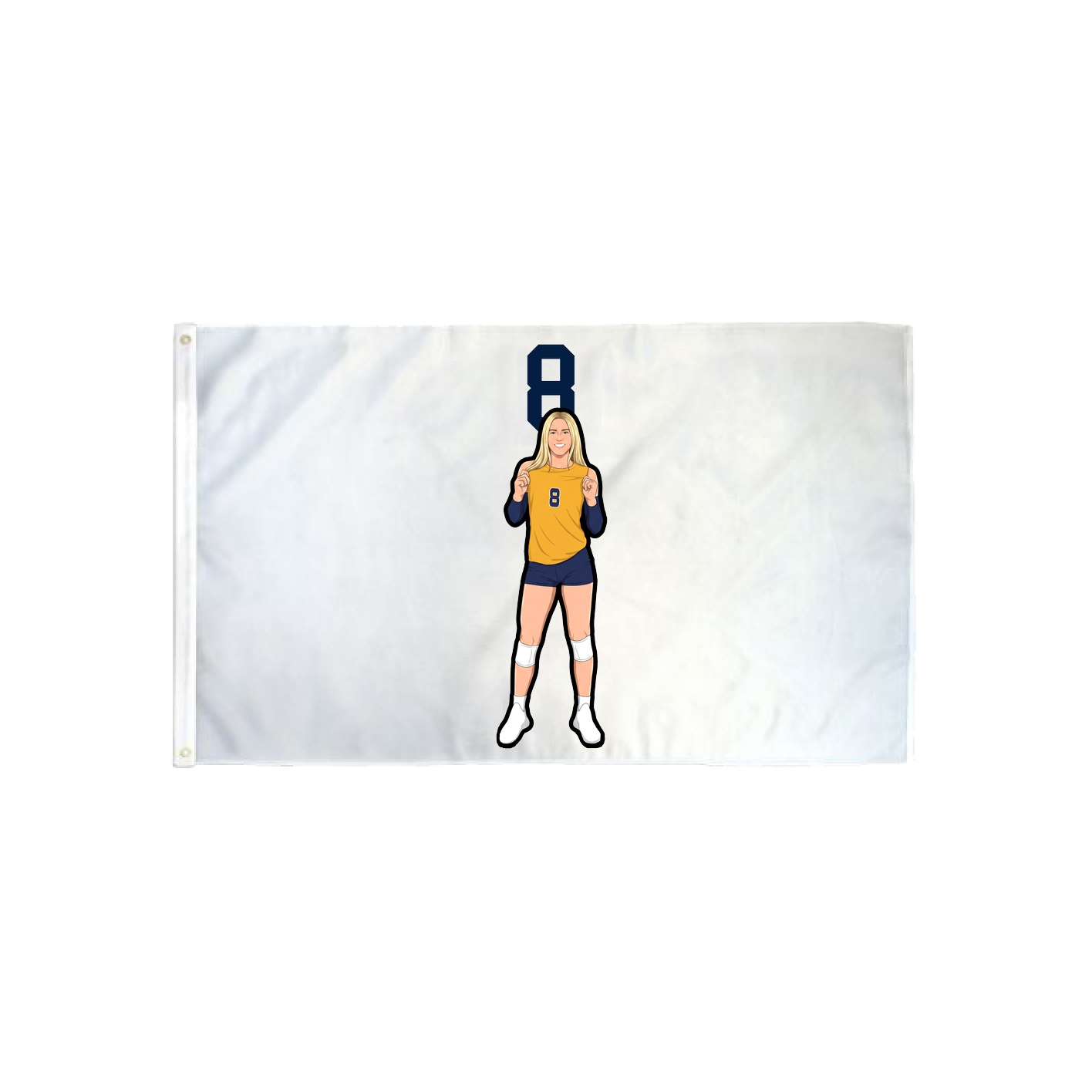 3x5 Flag — Number Top in Classic