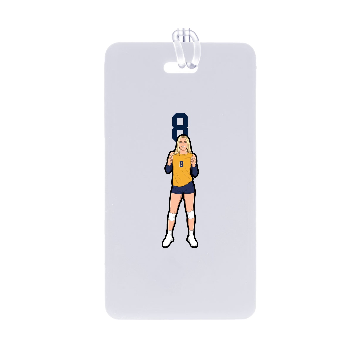 Bag Tag — Number Top in Classic