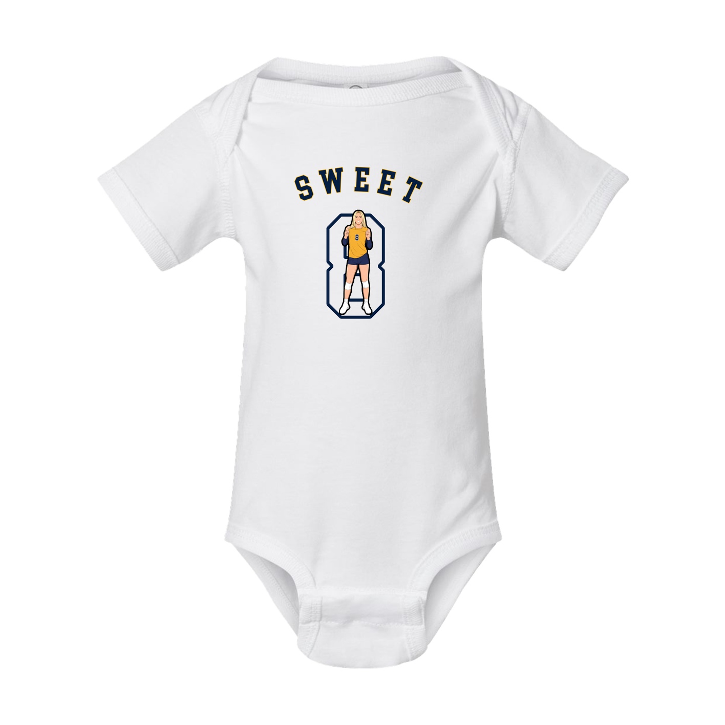 Baby Onesie — Shirsey Arch in White