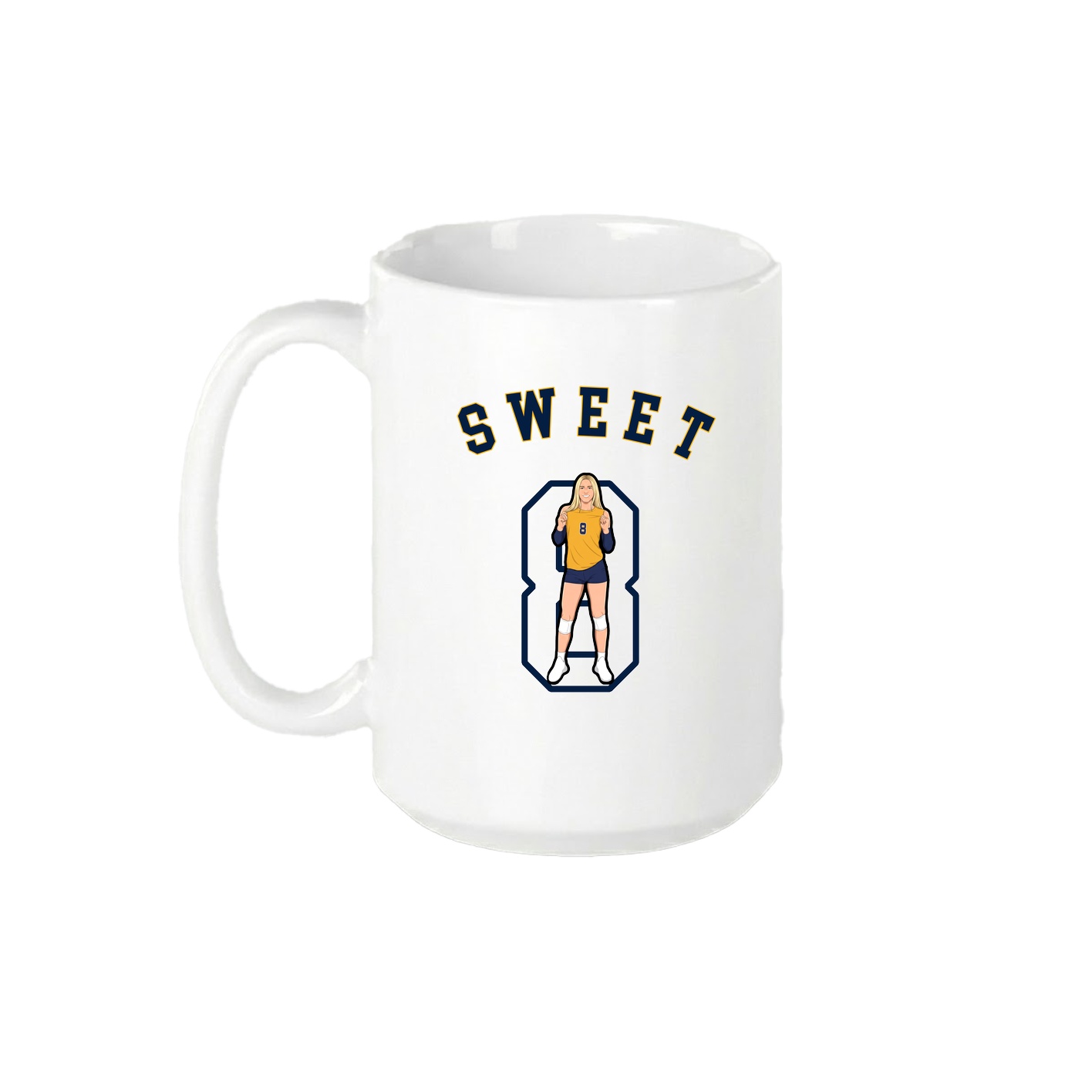 15oz Coffee Mug — Shirsey Arch in White