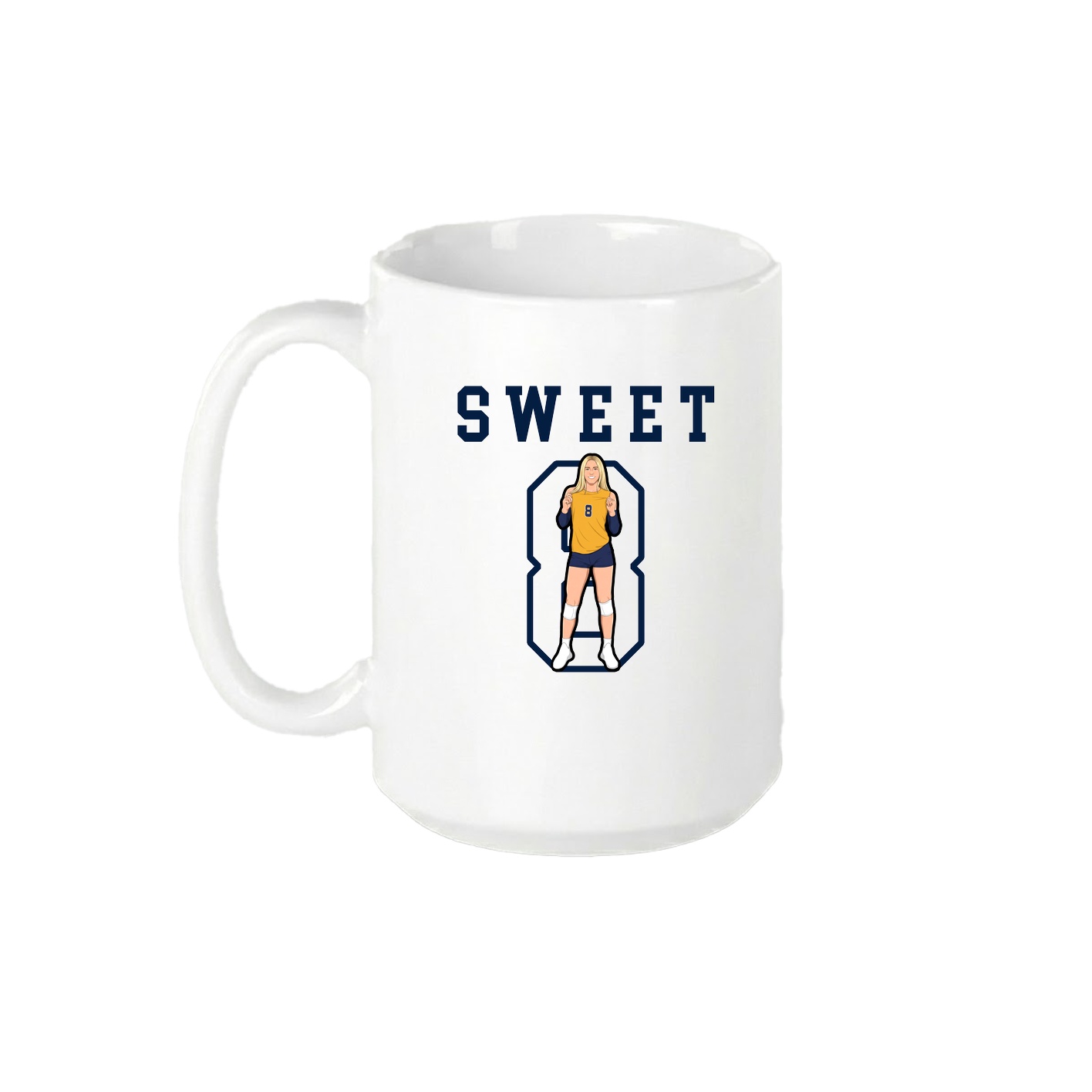 15oz Coffee Mug — Shirsey in White