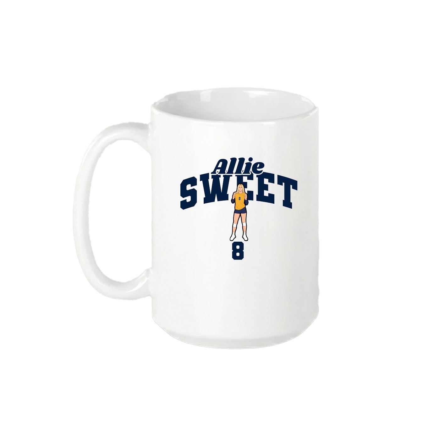 15oz Coffee Mug — Signature Arch in White