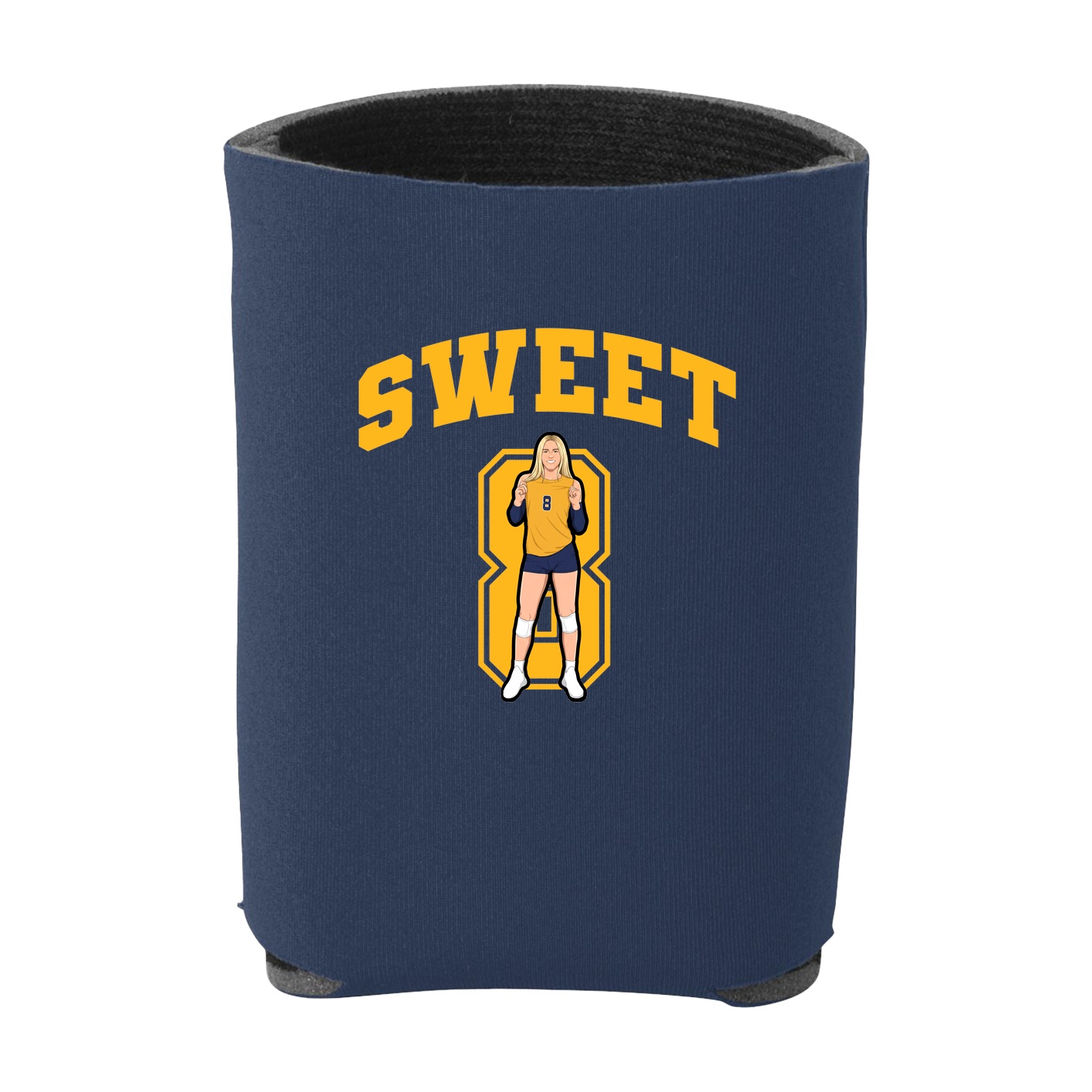 Can Holder — Number in Navy
