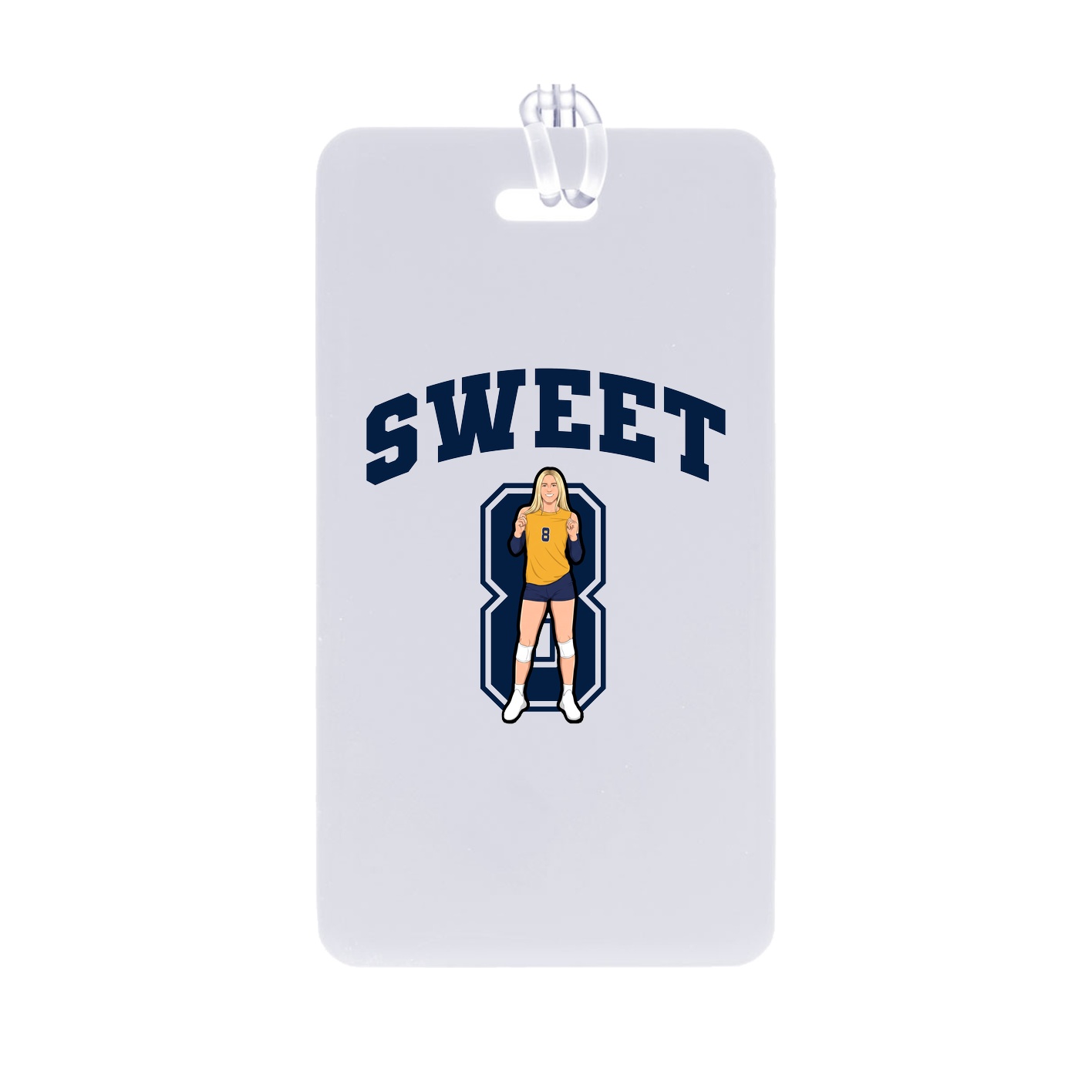 Bag Tag — Number in Classic