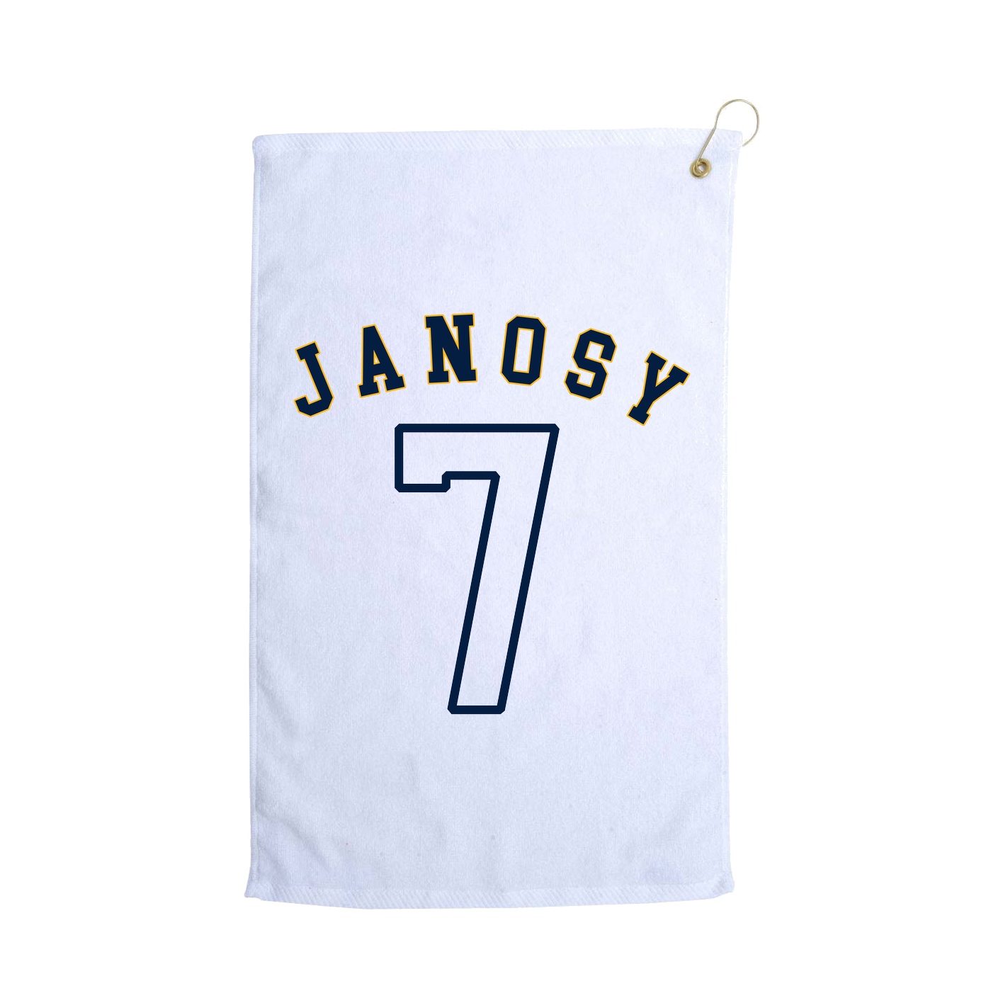 Golf Towel — Shirsey Arch in White