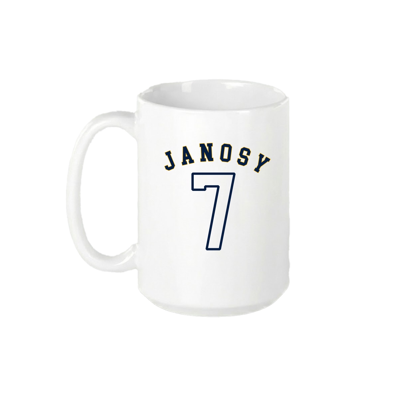 15oz Coffee Mug — Shirsey Arch in White
