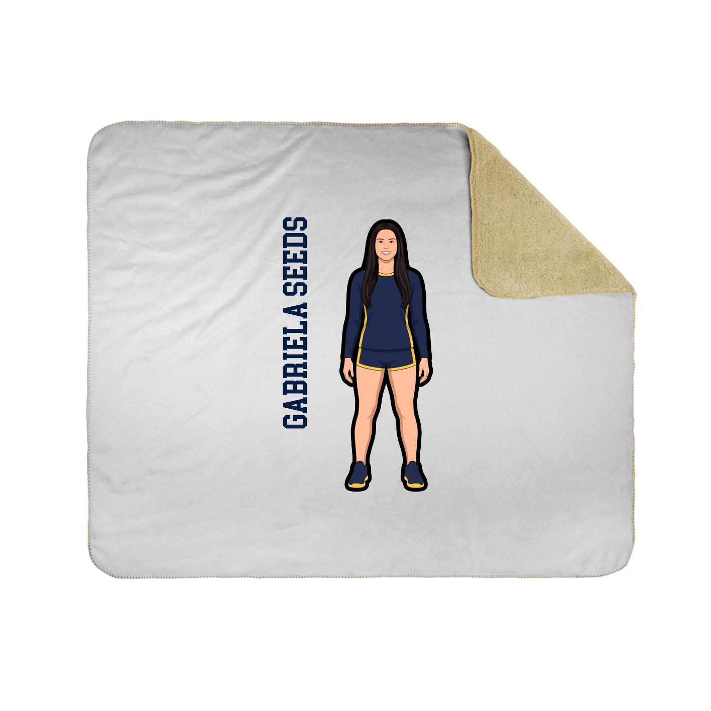 50x60 Sherpa Lined Throw Blanket