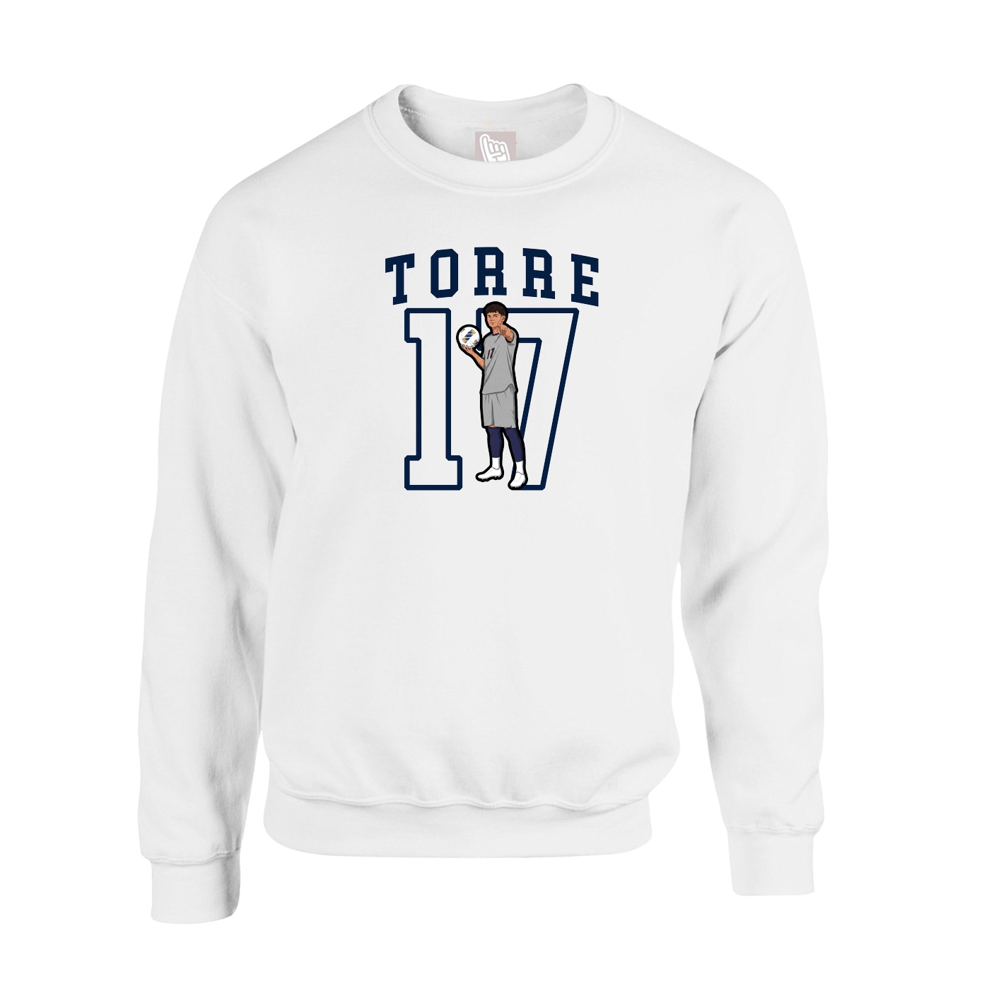 Fleece Crew — Shirsey in White