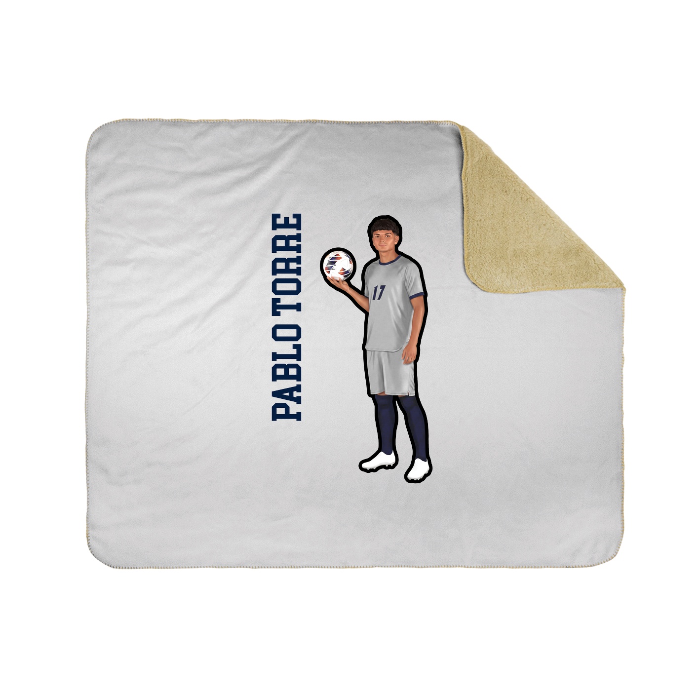 50x60 Sherpa Lined Throw Blanket