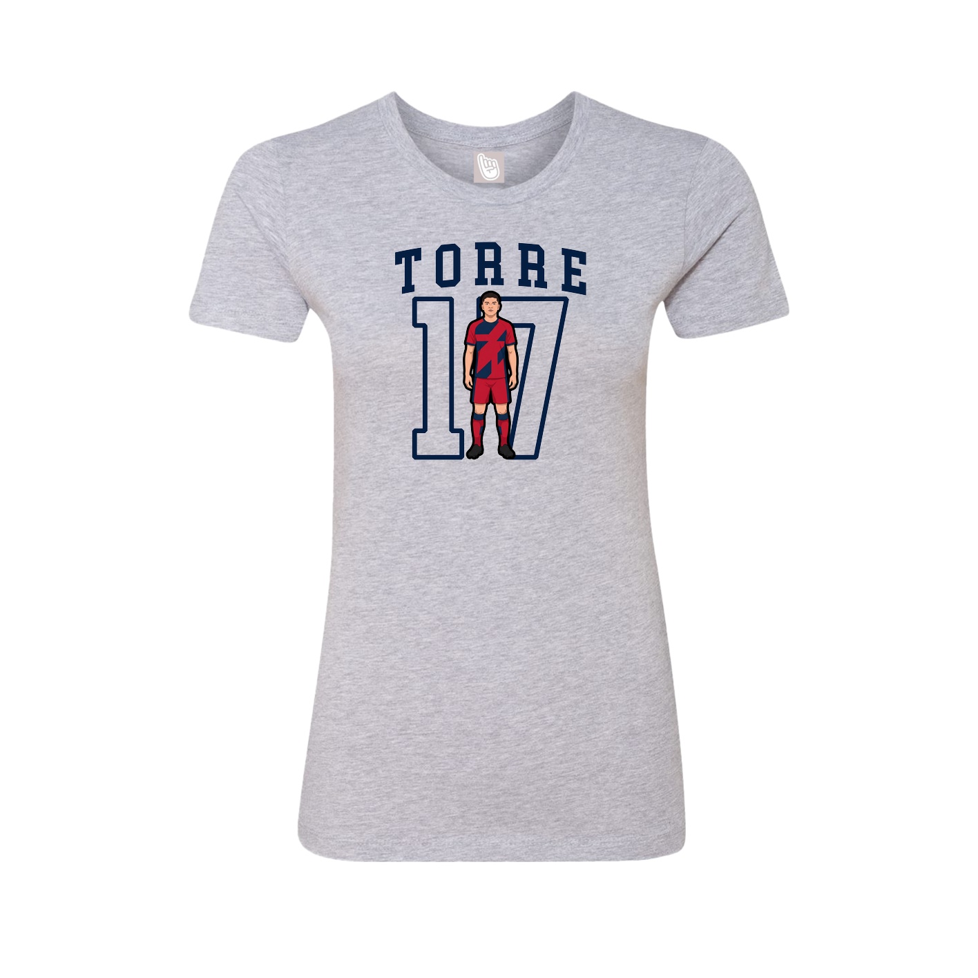 Fitted Women's Tee — Shirsey in Grey