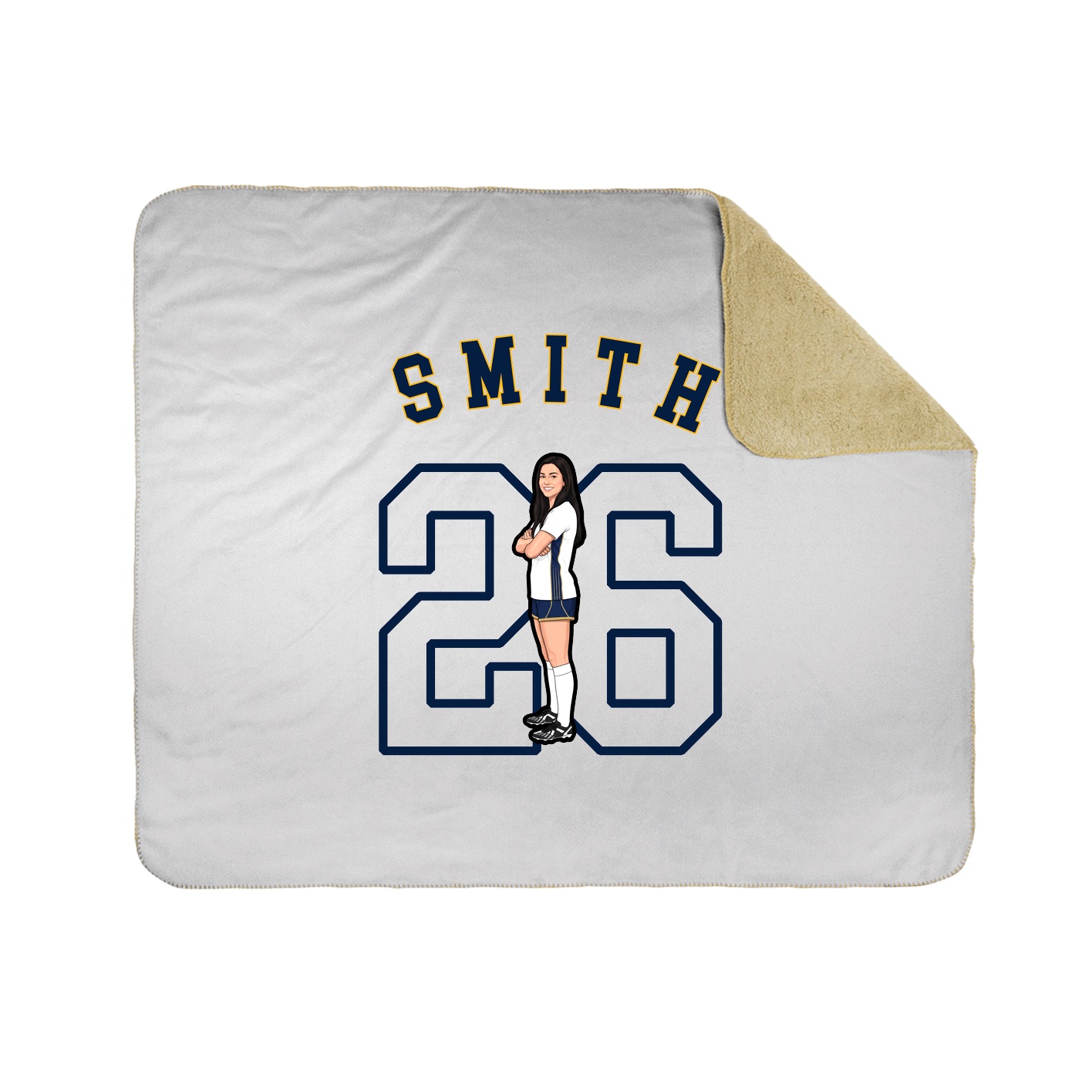 Throw Blanket — Shirsey Arch in White