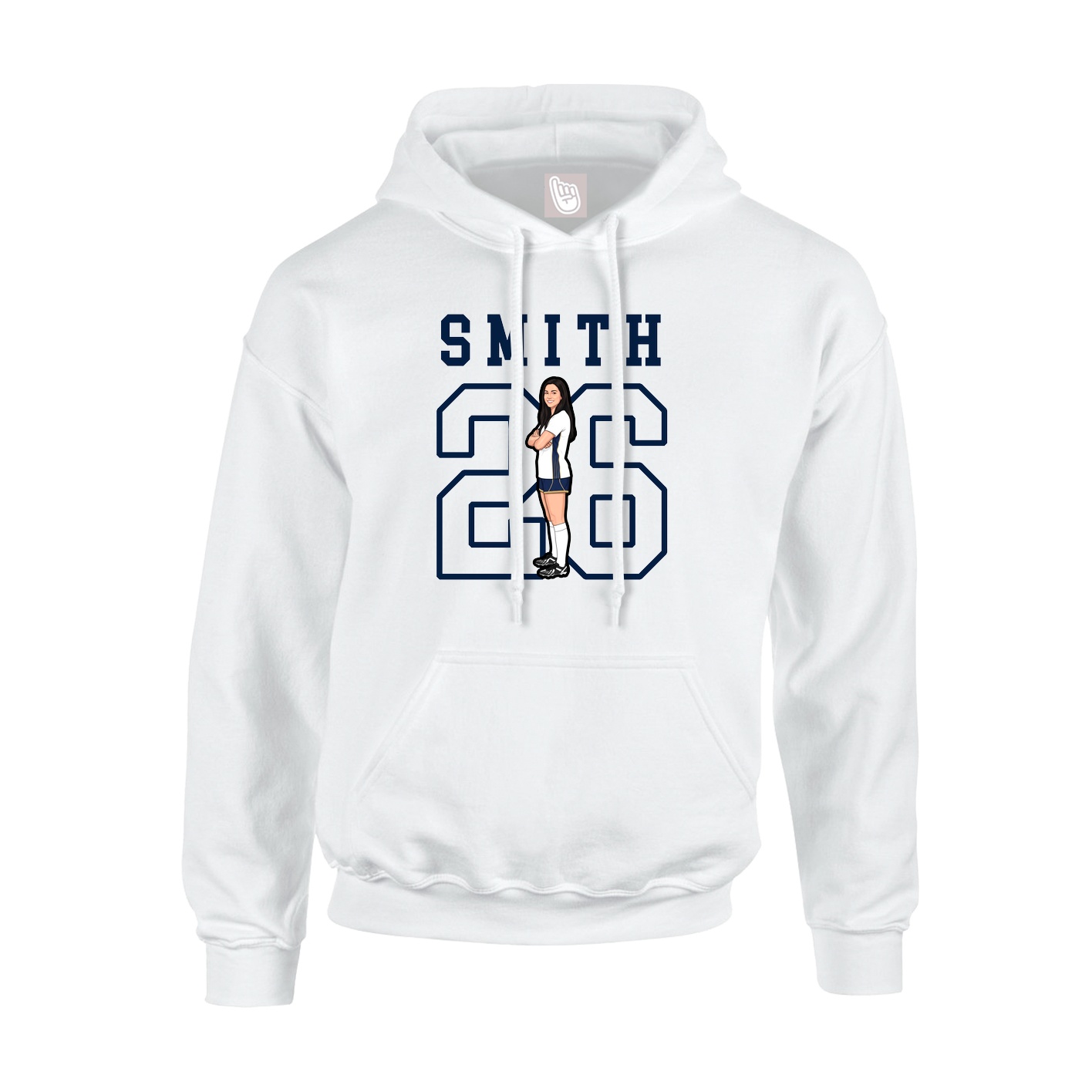Youth Hoodie — Shirsey in White