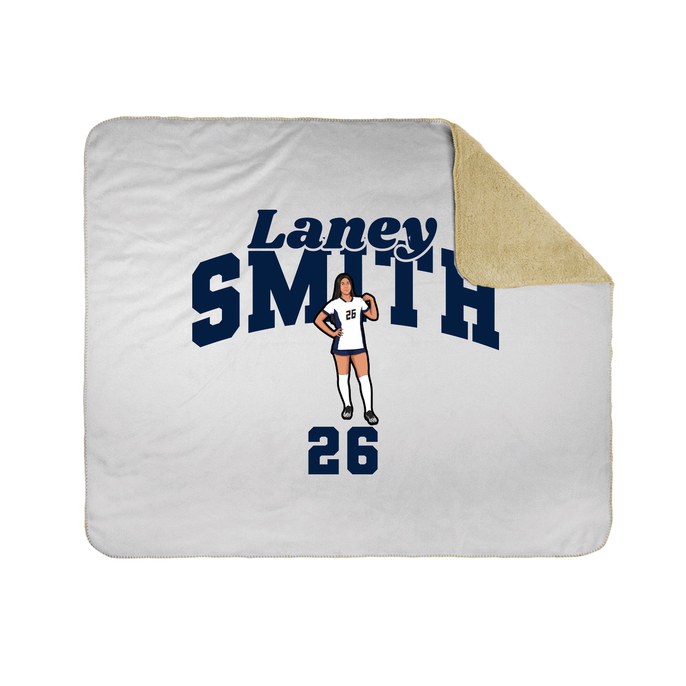 Throw Blanket — Signature Arch in White