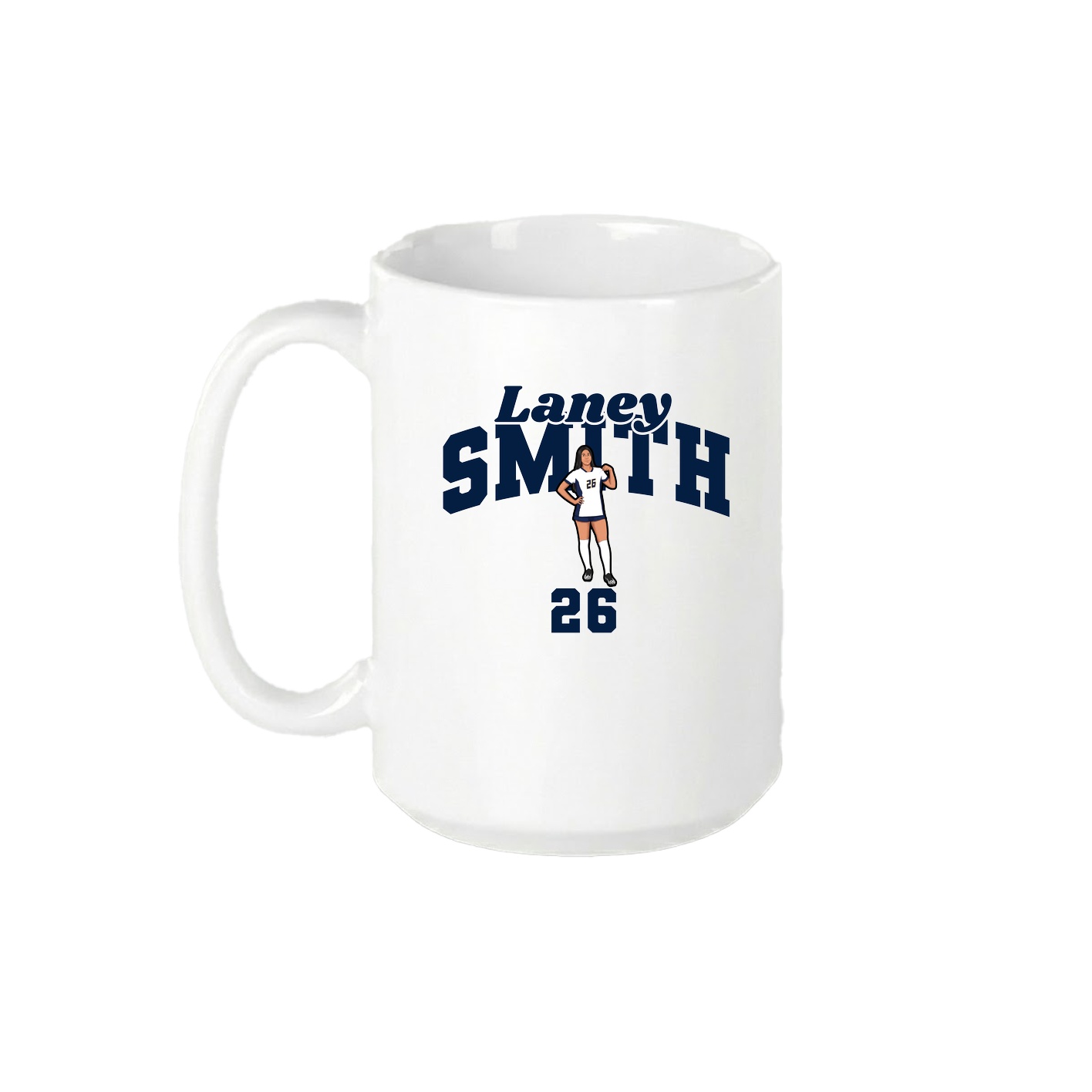 15oz Coffee Mug — Signature Arch in White