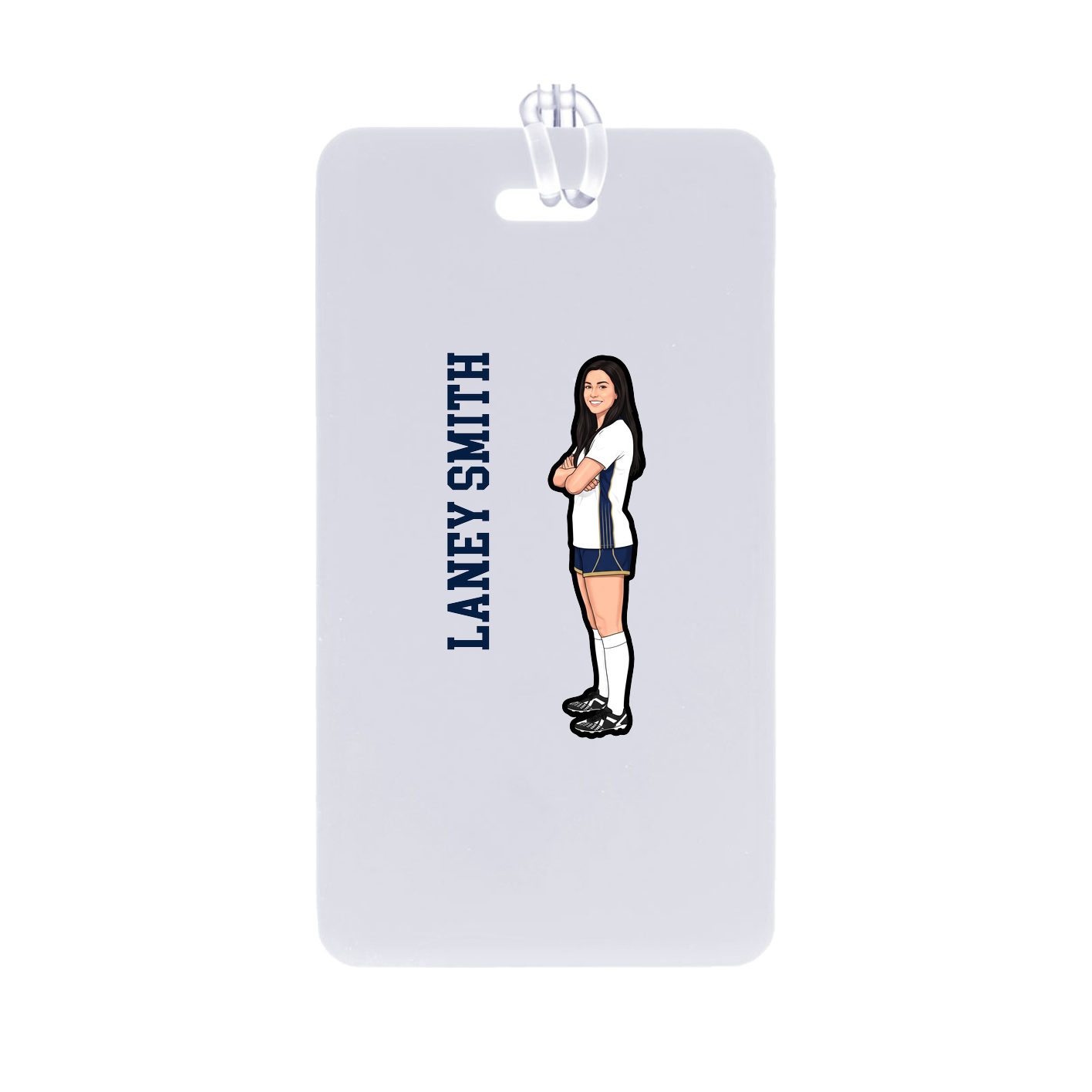 Bag Tag — Name Vertical in Classic