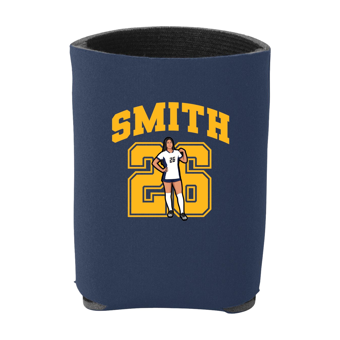 Can Holder — Number in Navy