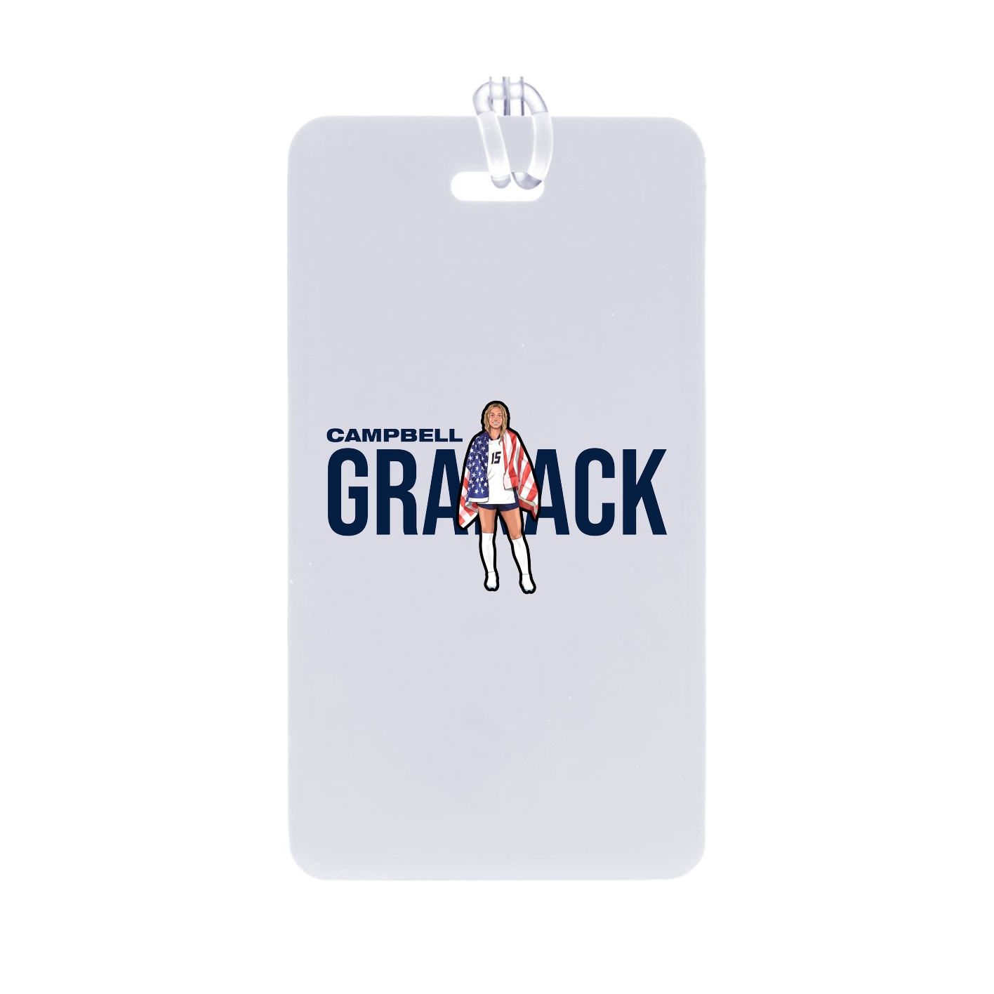 Bag Tag — Player Name in Classic
