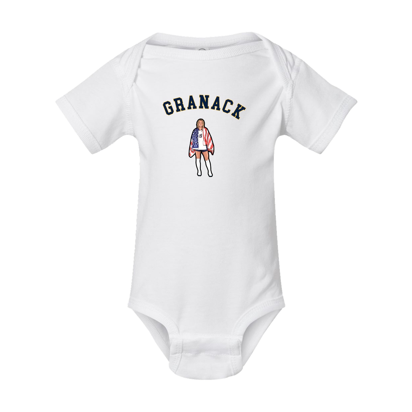 Baby Onesie — Shirsey Arch in White