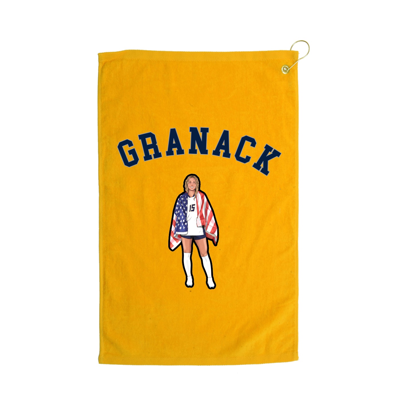 Golf Towel — Shirsey Arch in Gold