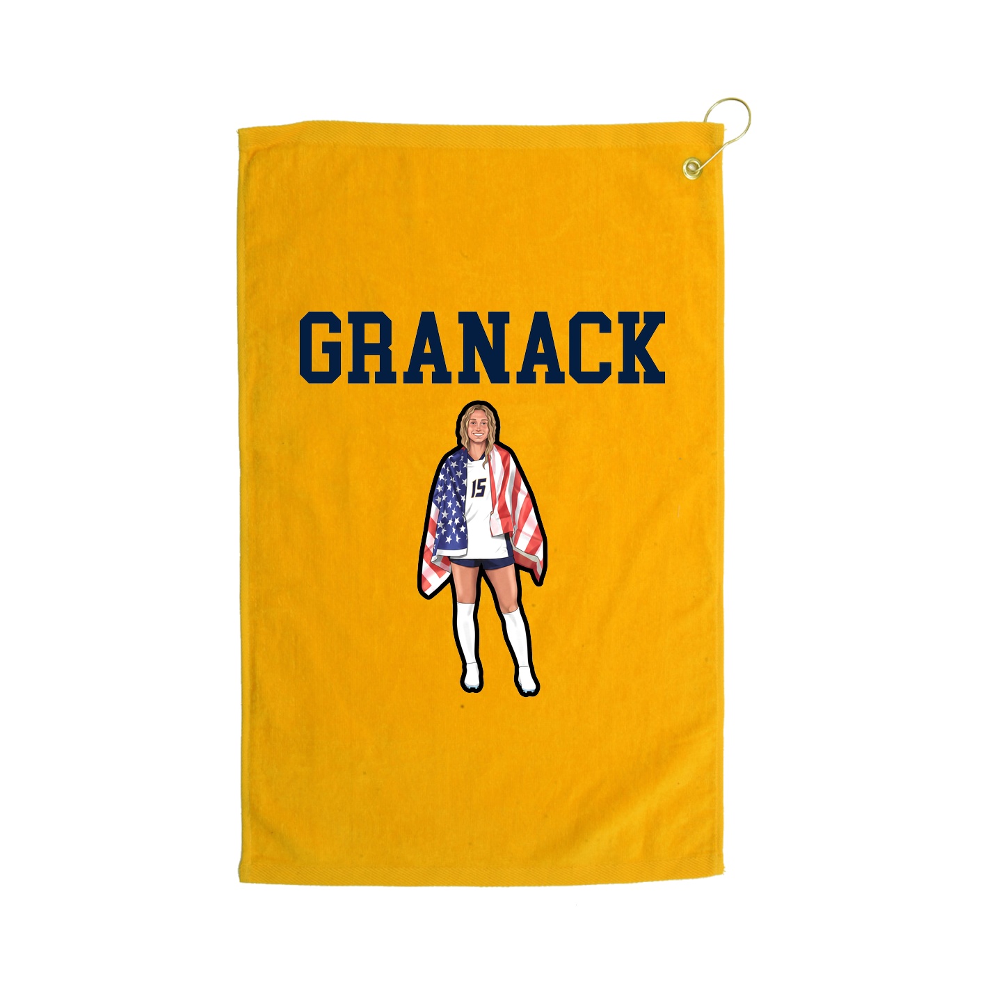 Golf Towel — Shirsey in Gold