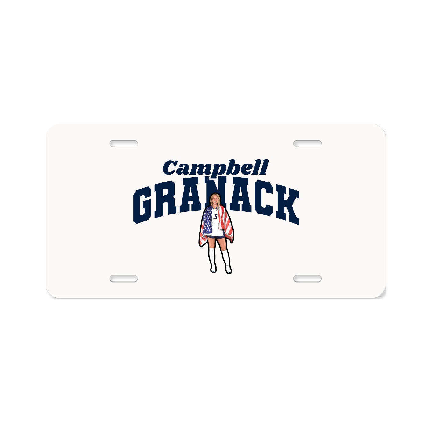 License Plate — Signature Arch in Classic