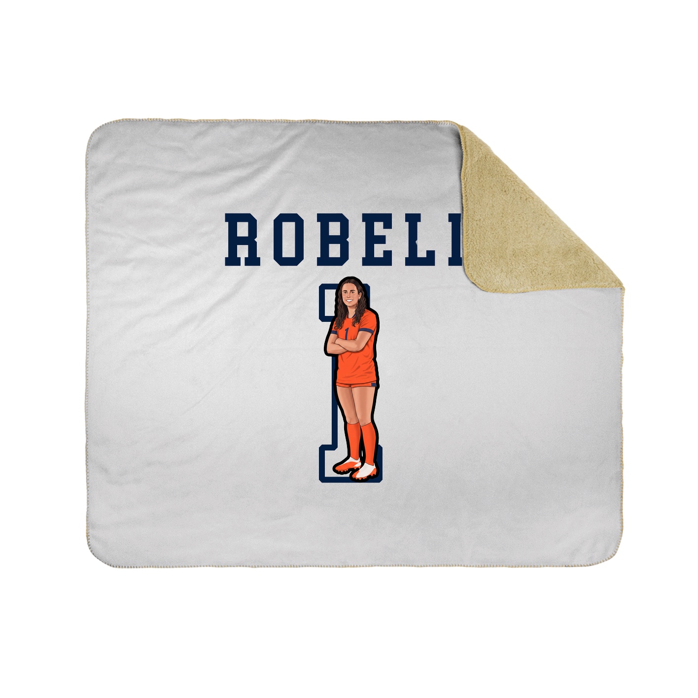 Throw Blanket — Shirsey in White