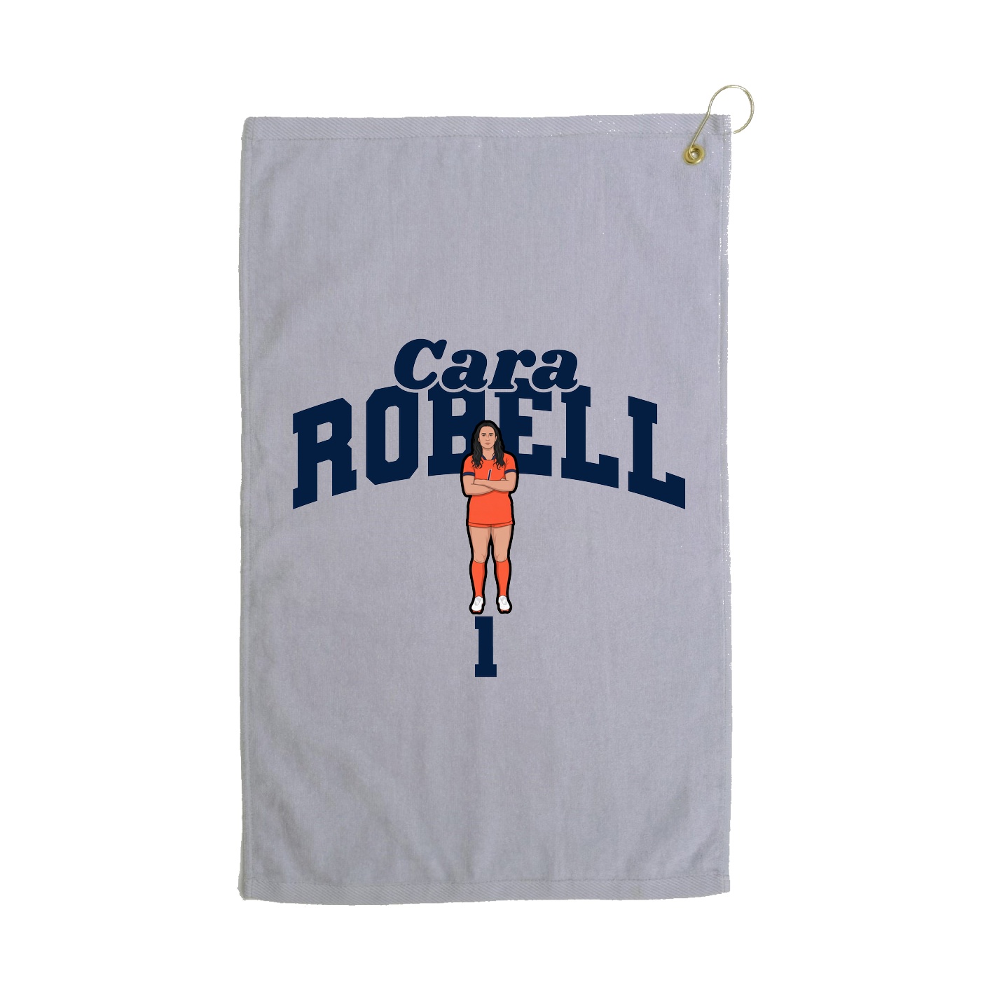 Golf Towel — Signature Arch in Grey