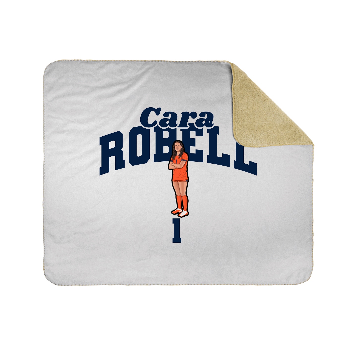 Throw Blanket — Signature Arch in White