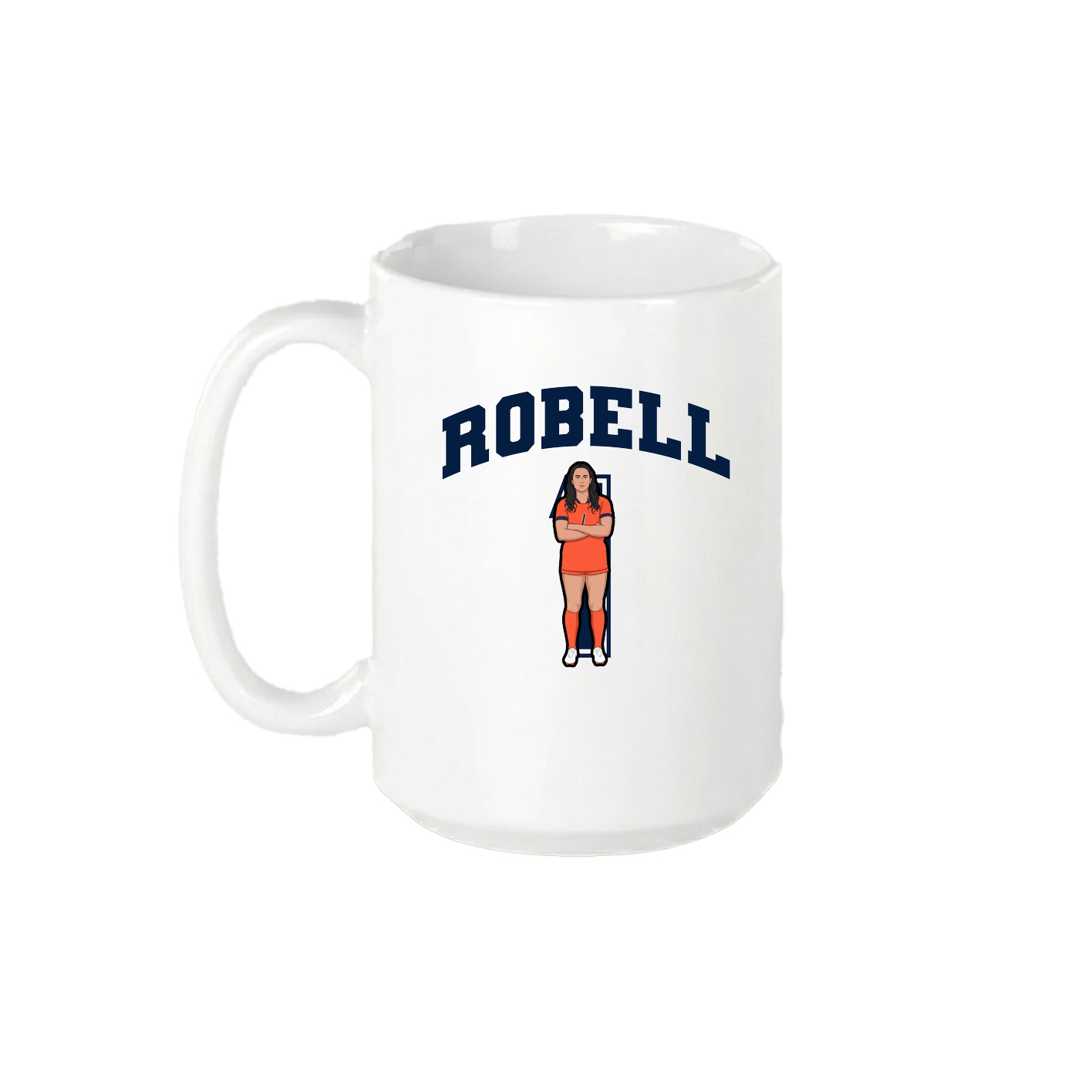 15oz Coffee Mug — Number in White