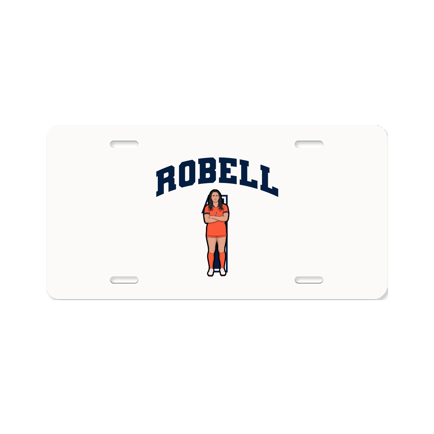 License Plate — Number in Classic