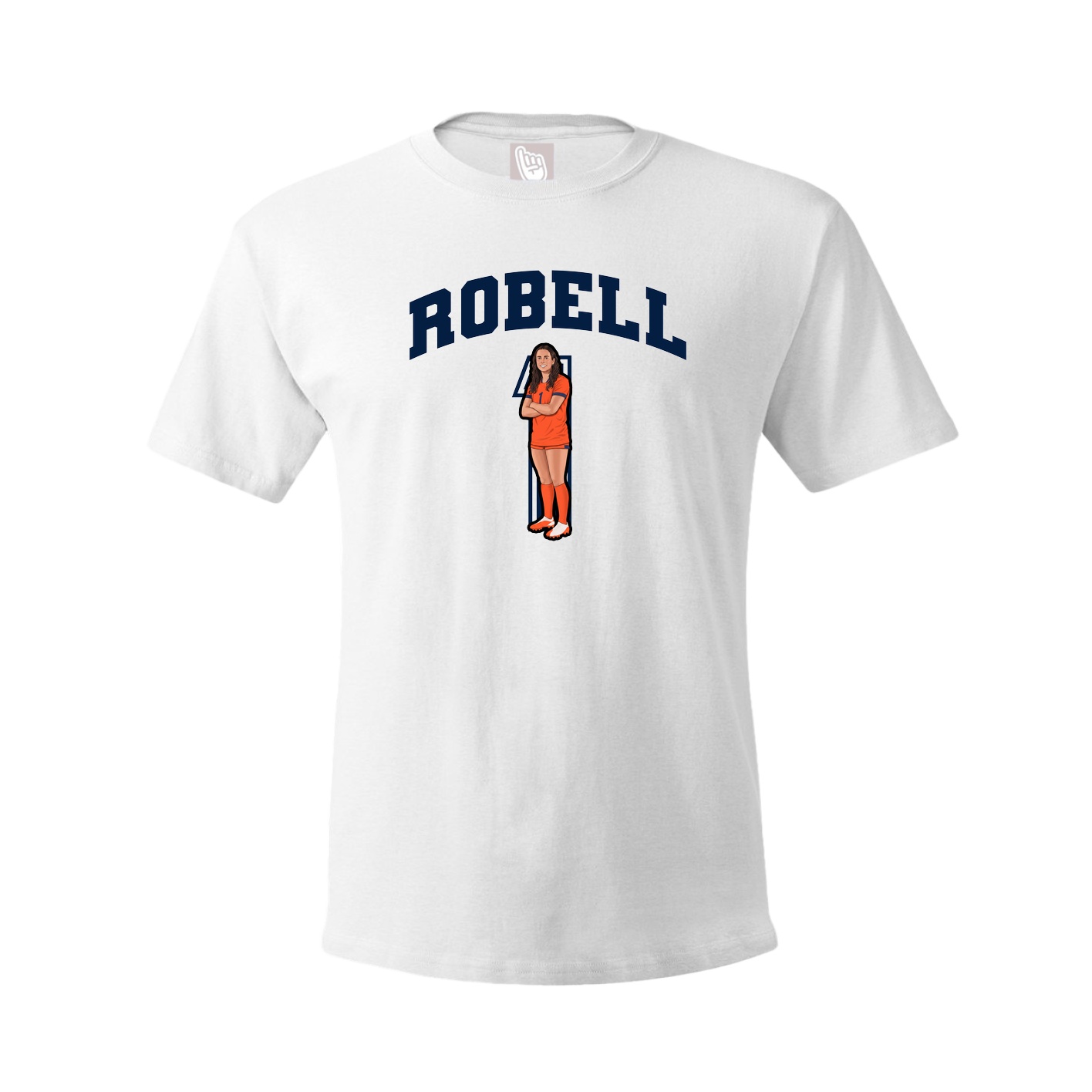Tee — Number in White