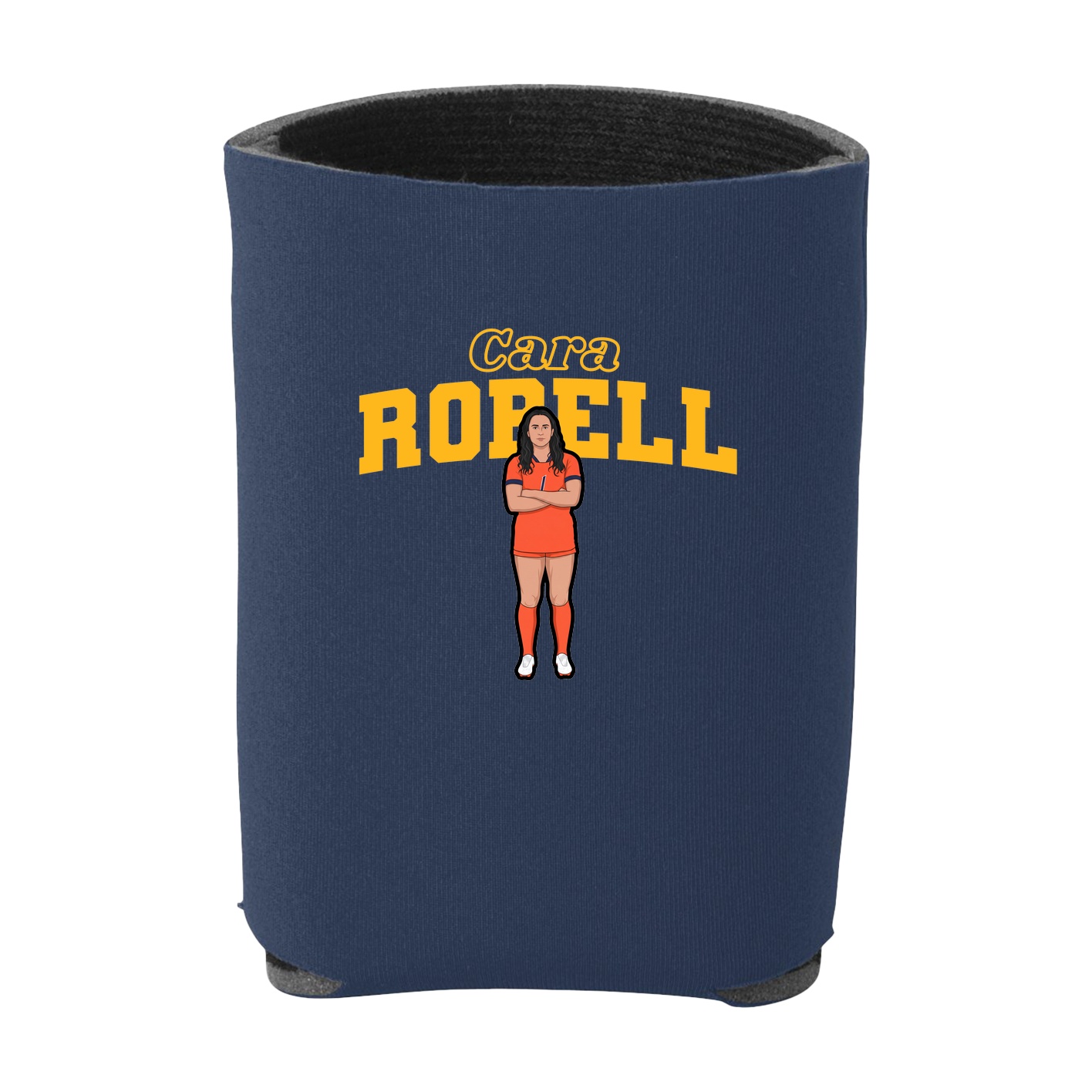 Can Holder — Name Arch in Navy