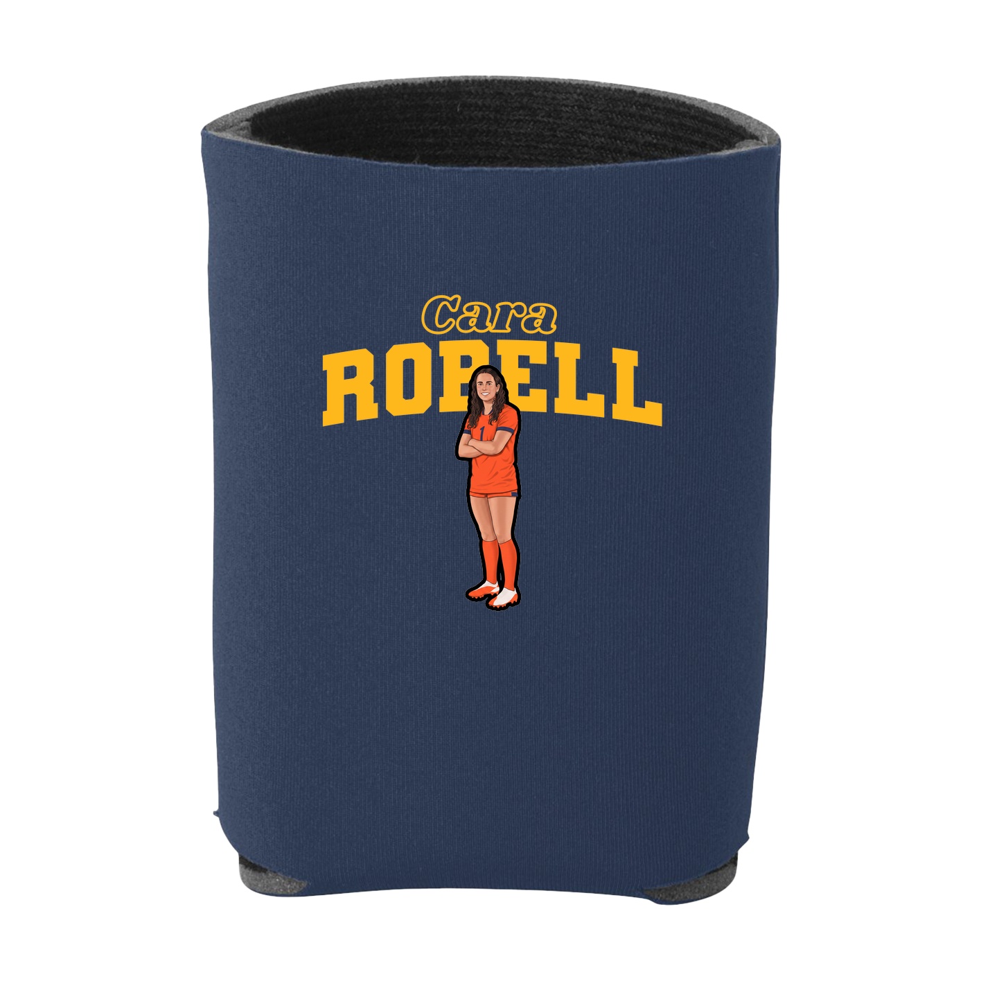 Can Holder — Name Arch in Navy
