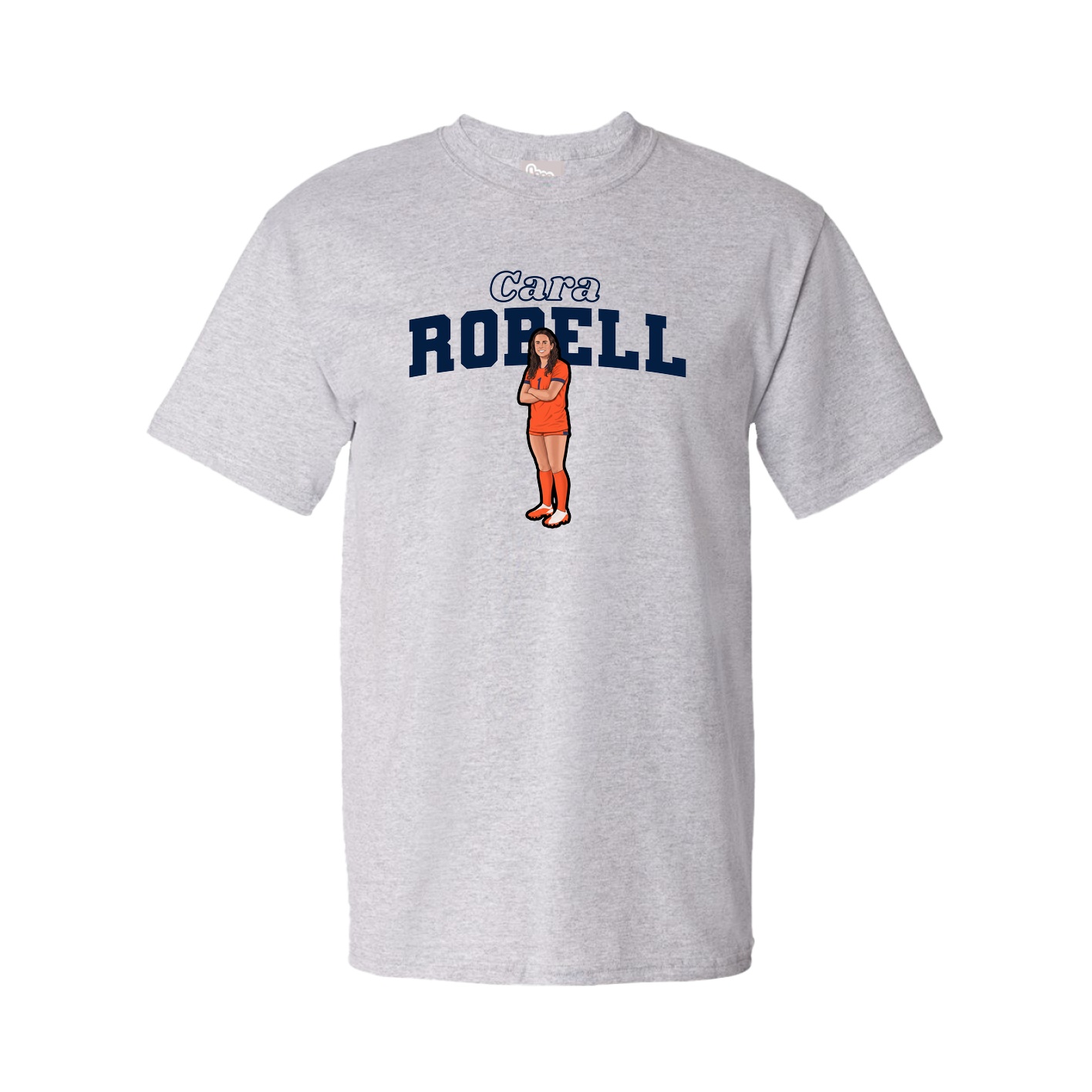 Tee — Name Arch in Grey