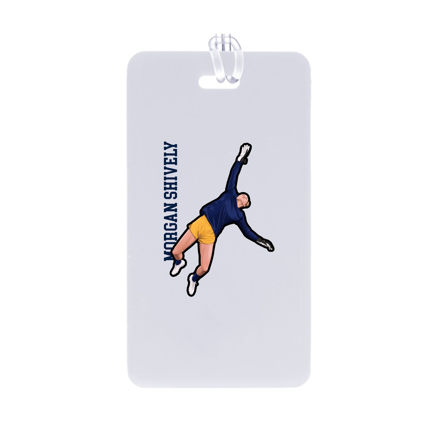 Bag Tag — Name Vertical in Classic