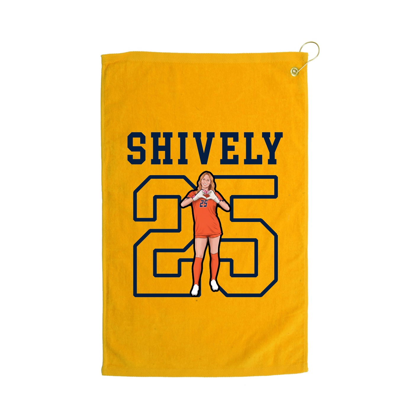 Golf Towel — Shirsey in Gold