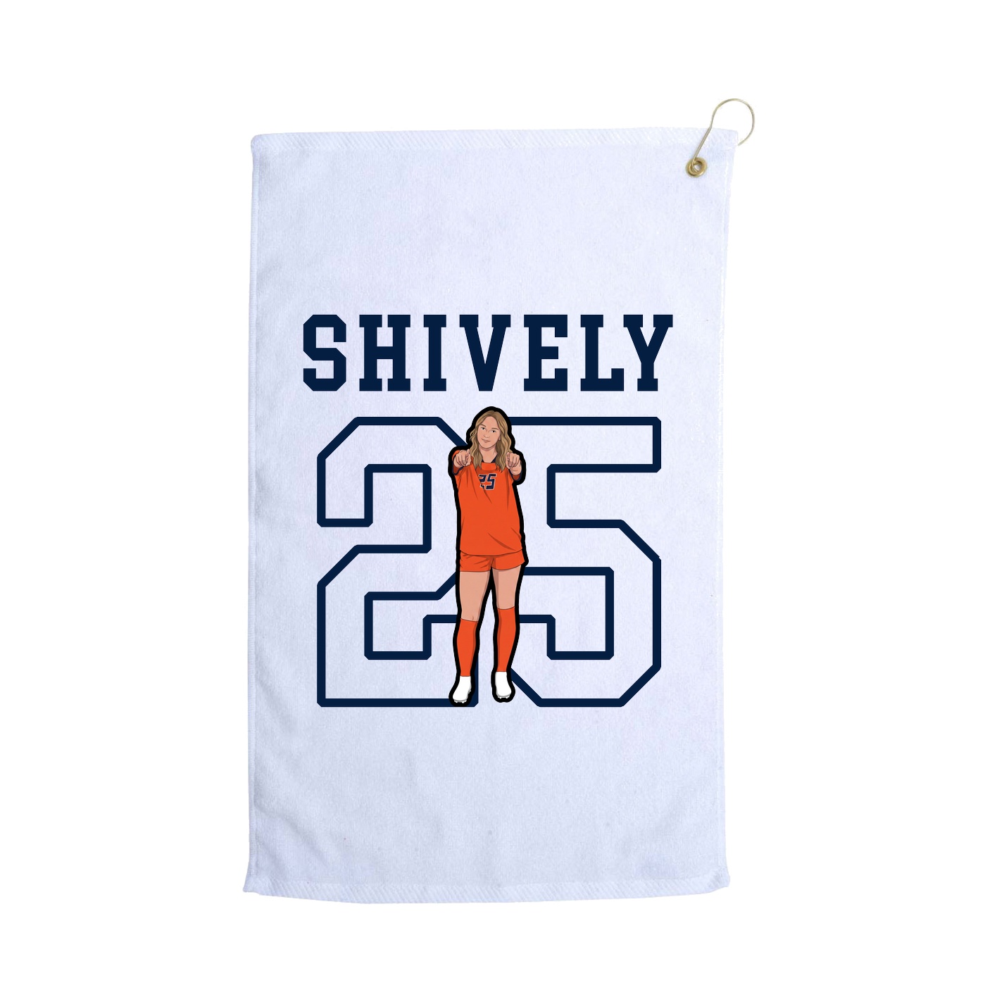 Golf Towel — Shirsey in White
