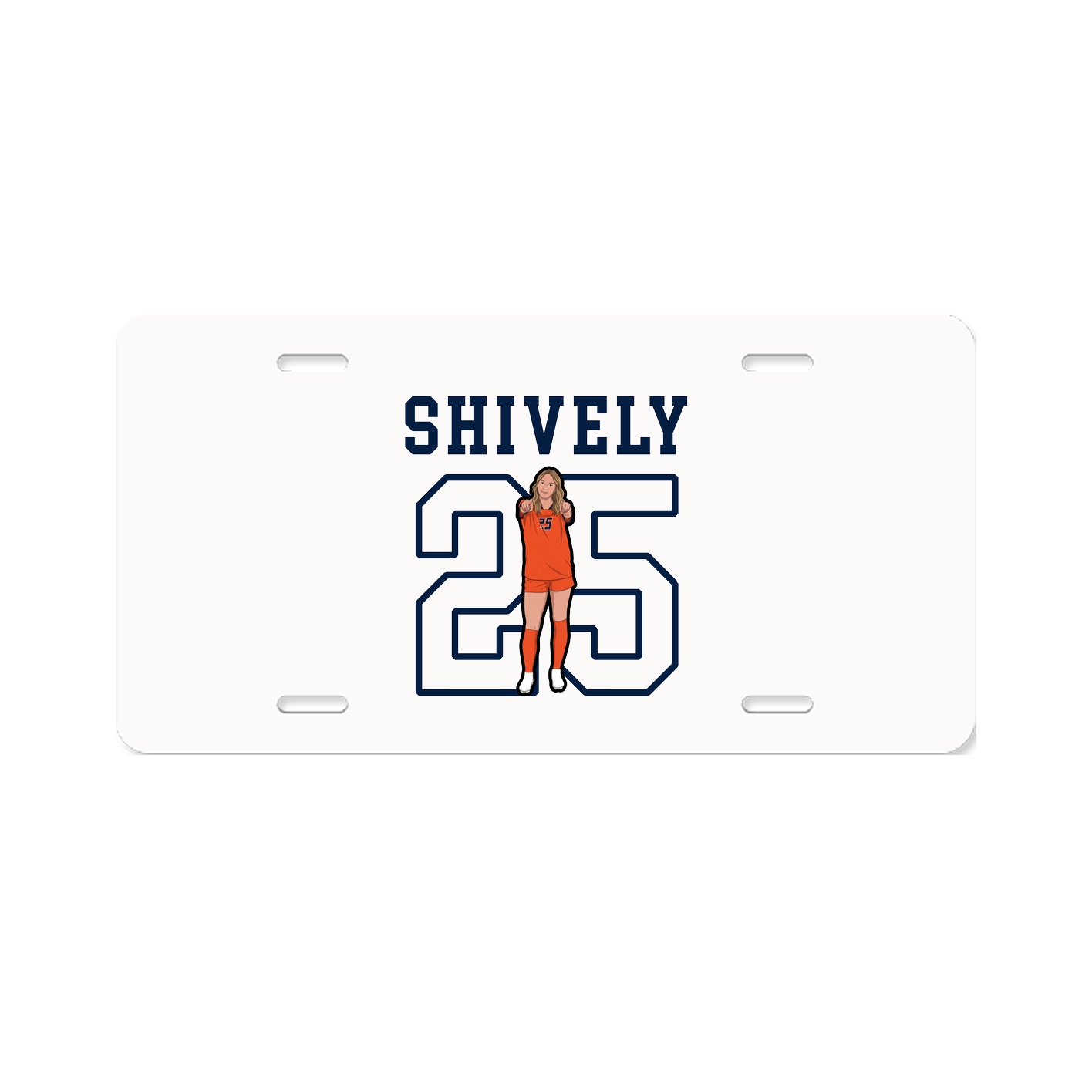 License Plate — Shirsey in Classic