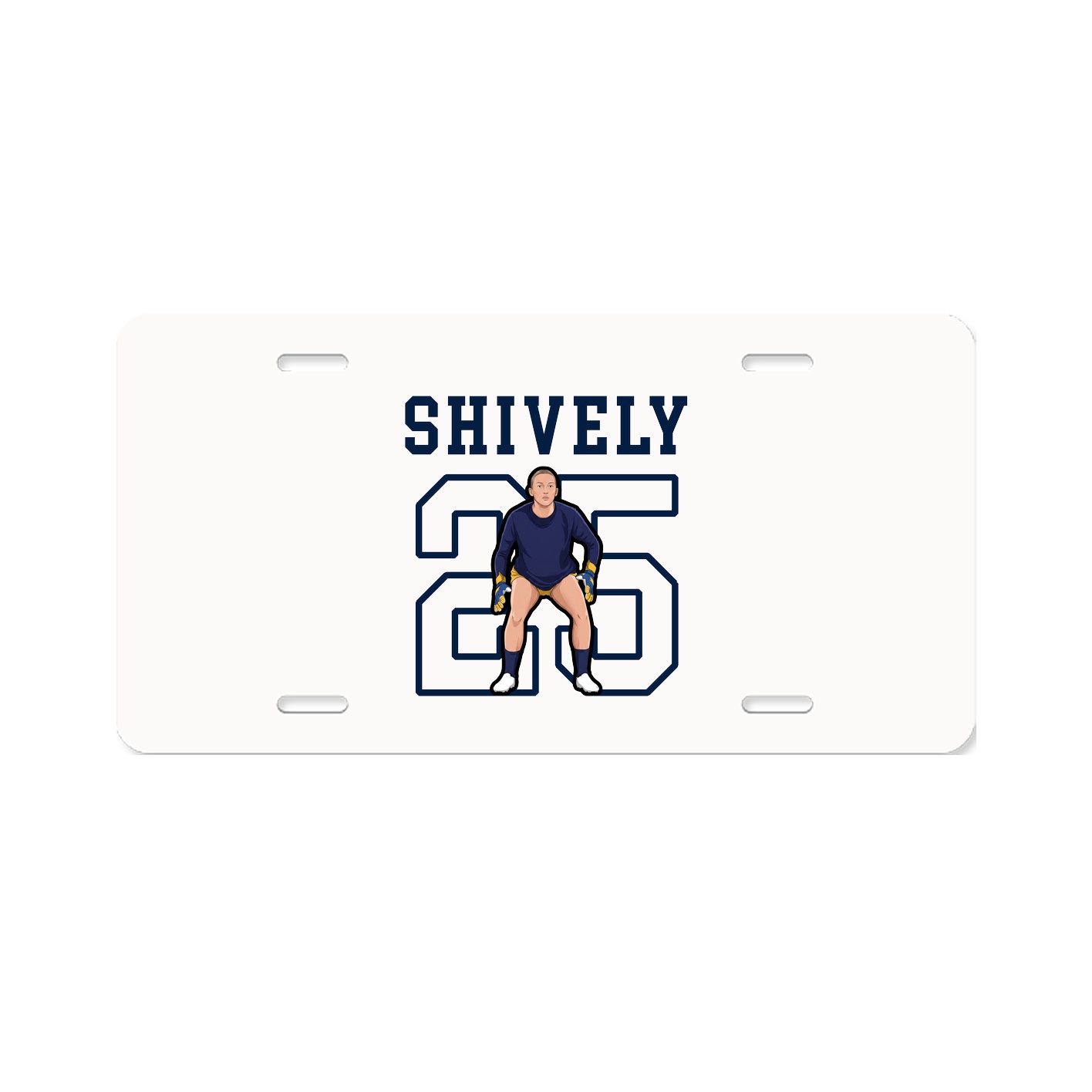 License Plate — Shirsey in Classic